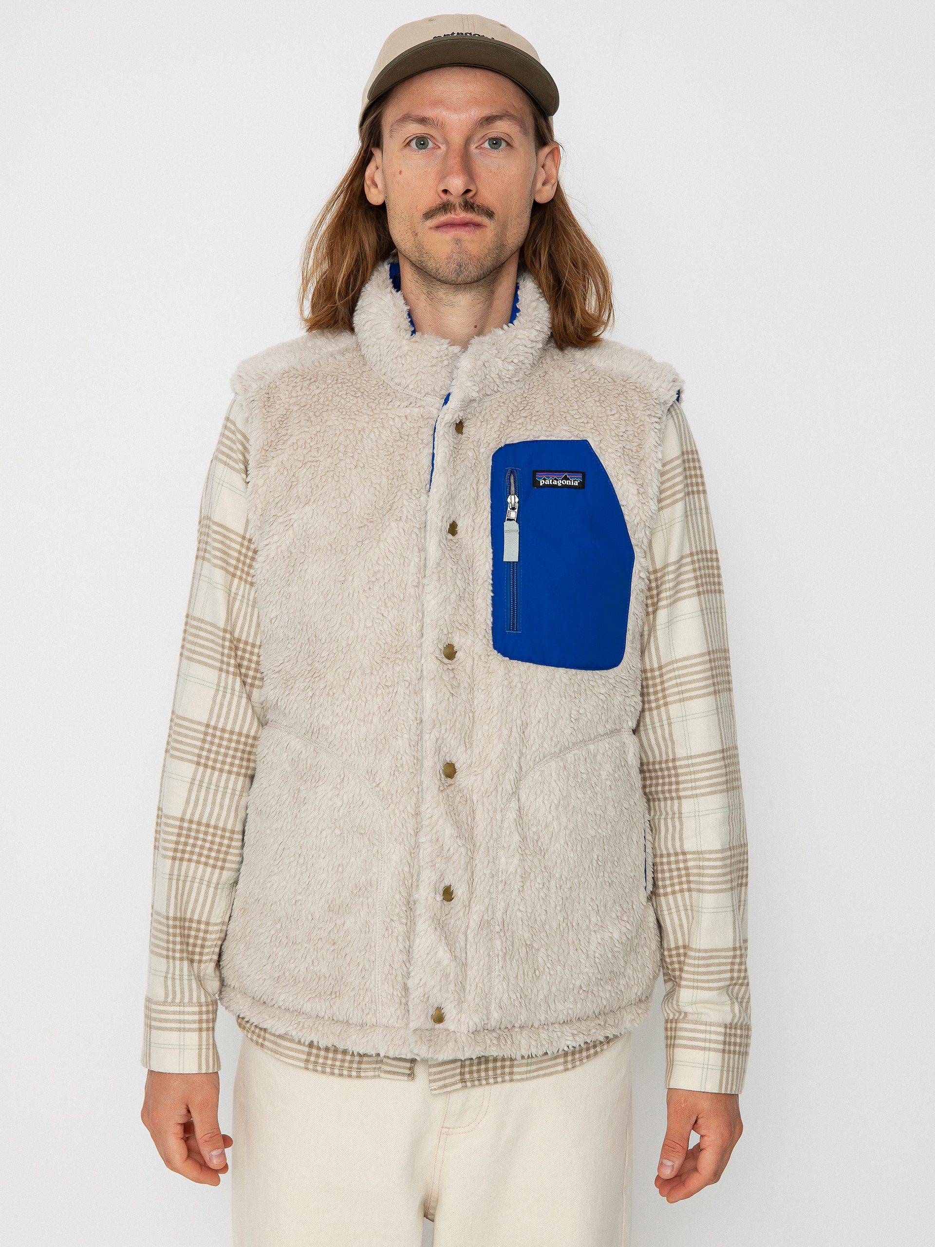 Patagonia Reversible Bivy Down Vest Vest (sleet green)