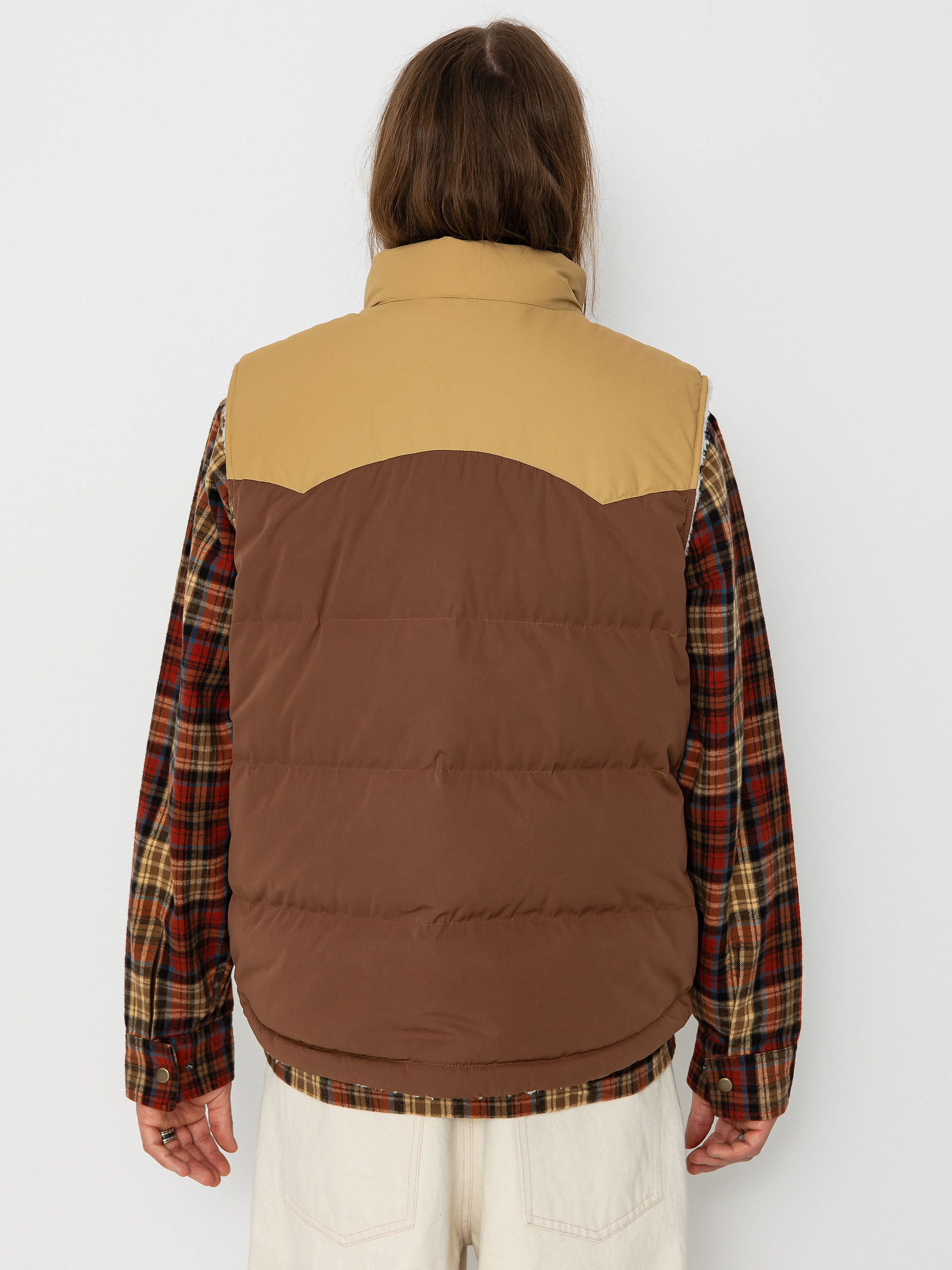 Patagonia Reversible Bivy Down Vest Vest (moose brown)