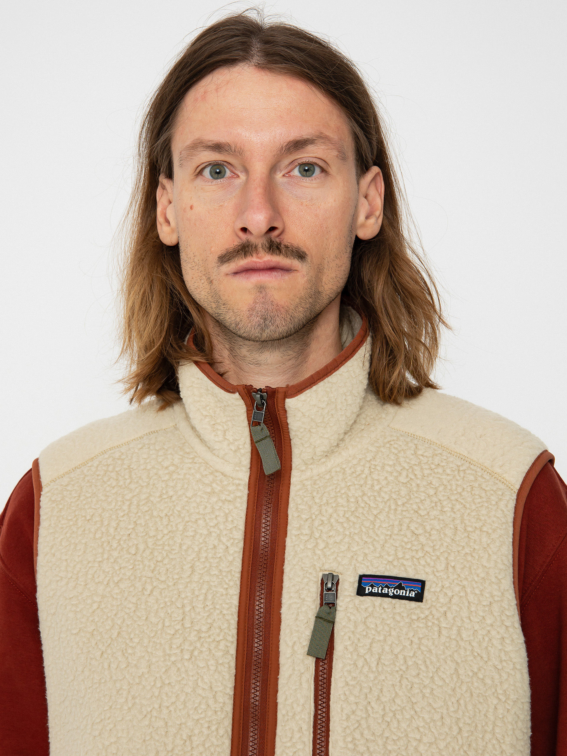 Patagonia Retro Pile Vest (el cap khaki w/sisu brown)