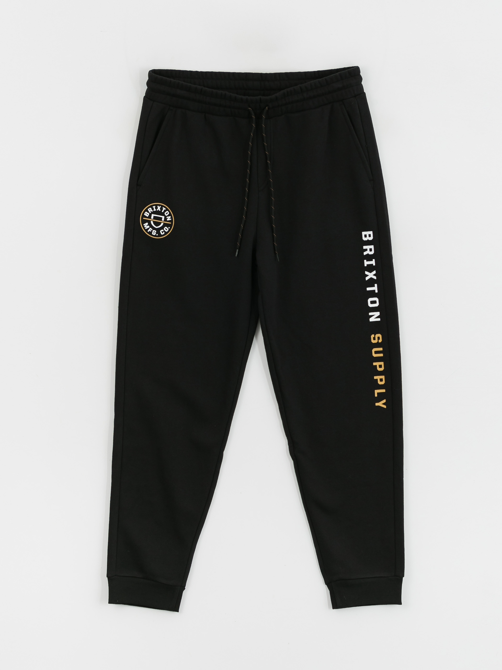 Brixton Crest Line Fleece Sweat Pants (black)