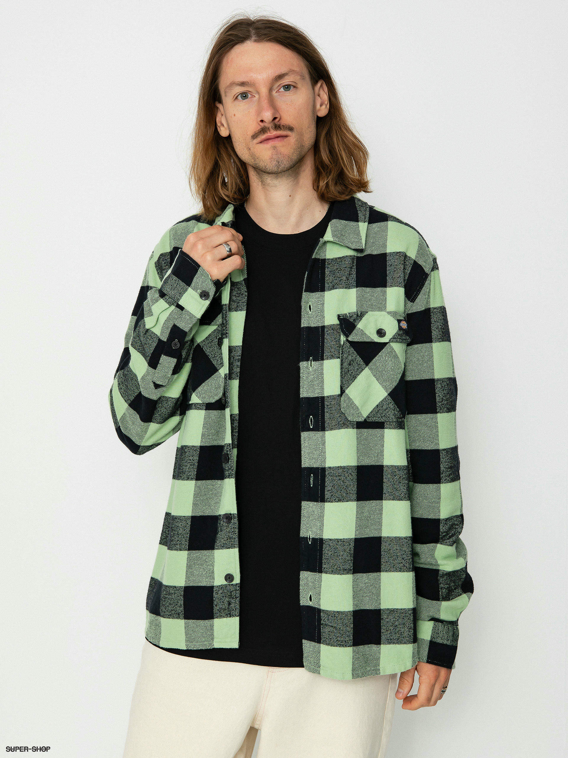 Green best sale dickies shirt