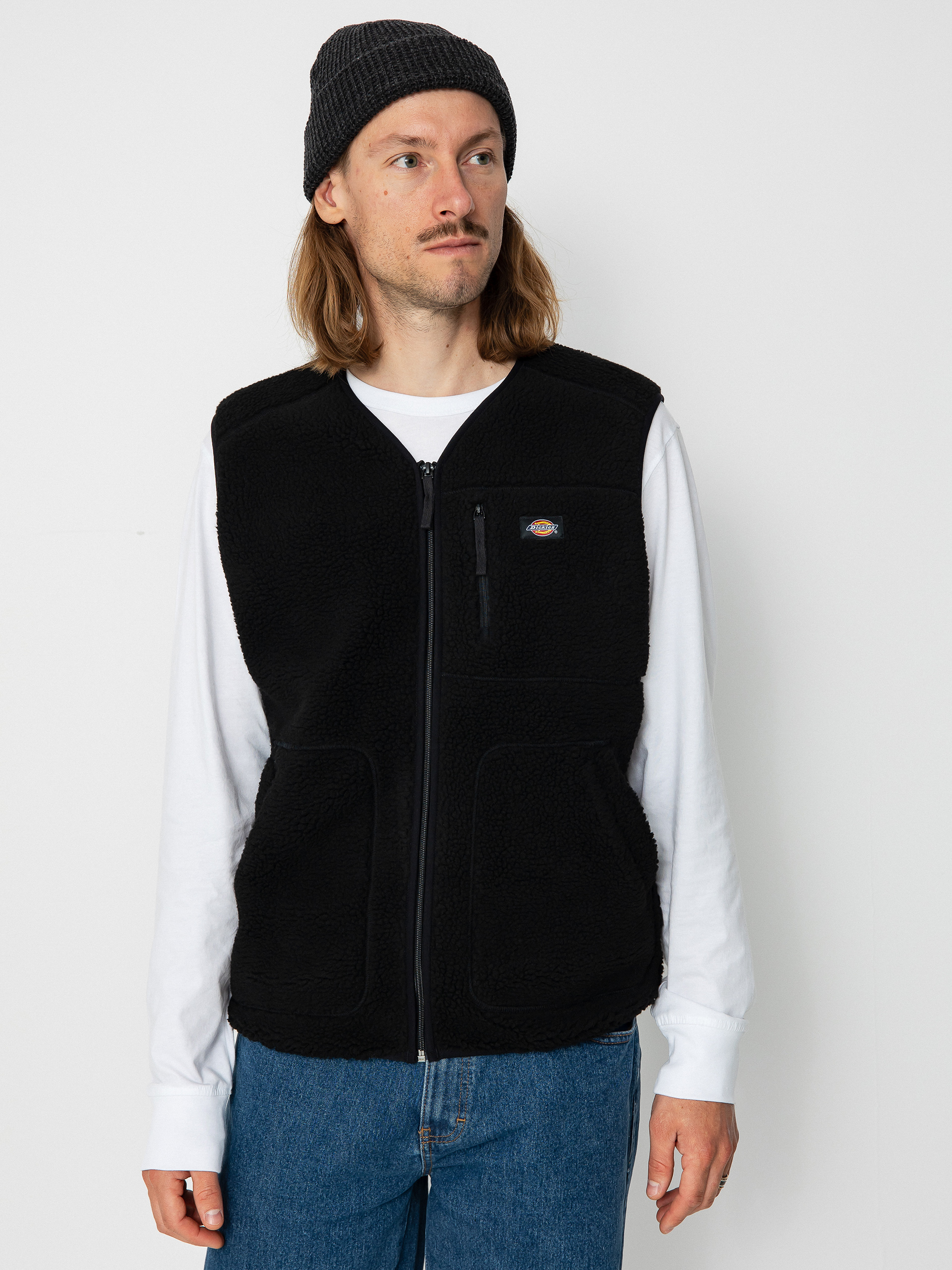 Stussy Fleece Vest (bone)