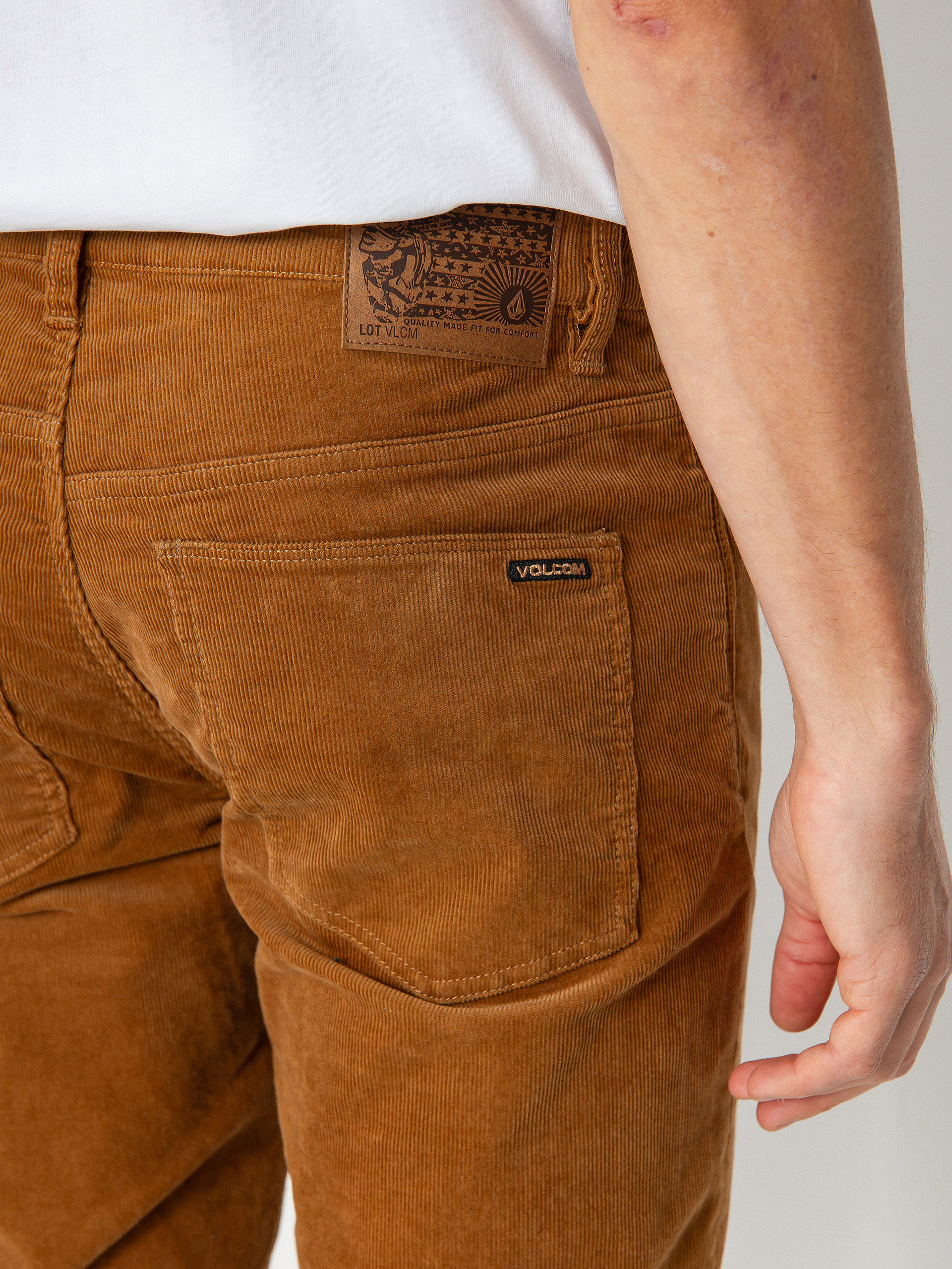 Volcom Solver 5 Pocket Cord Pants (tobacco)