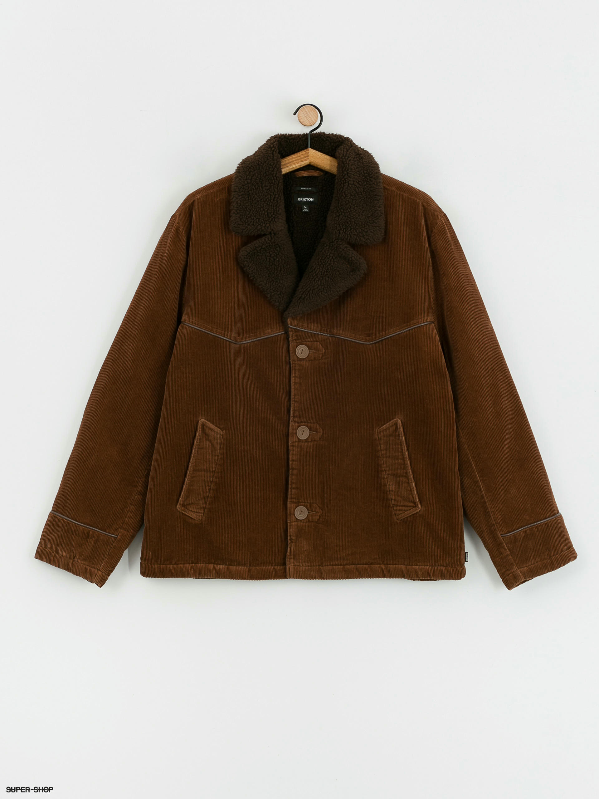 Brixton Wallace Sherpa Lined Jacket (bison cord)