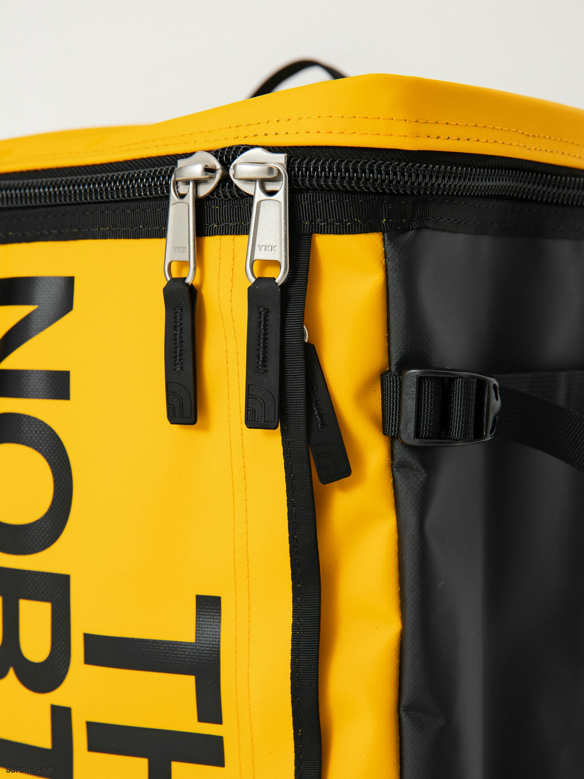 North face backpack gold clearance zipper