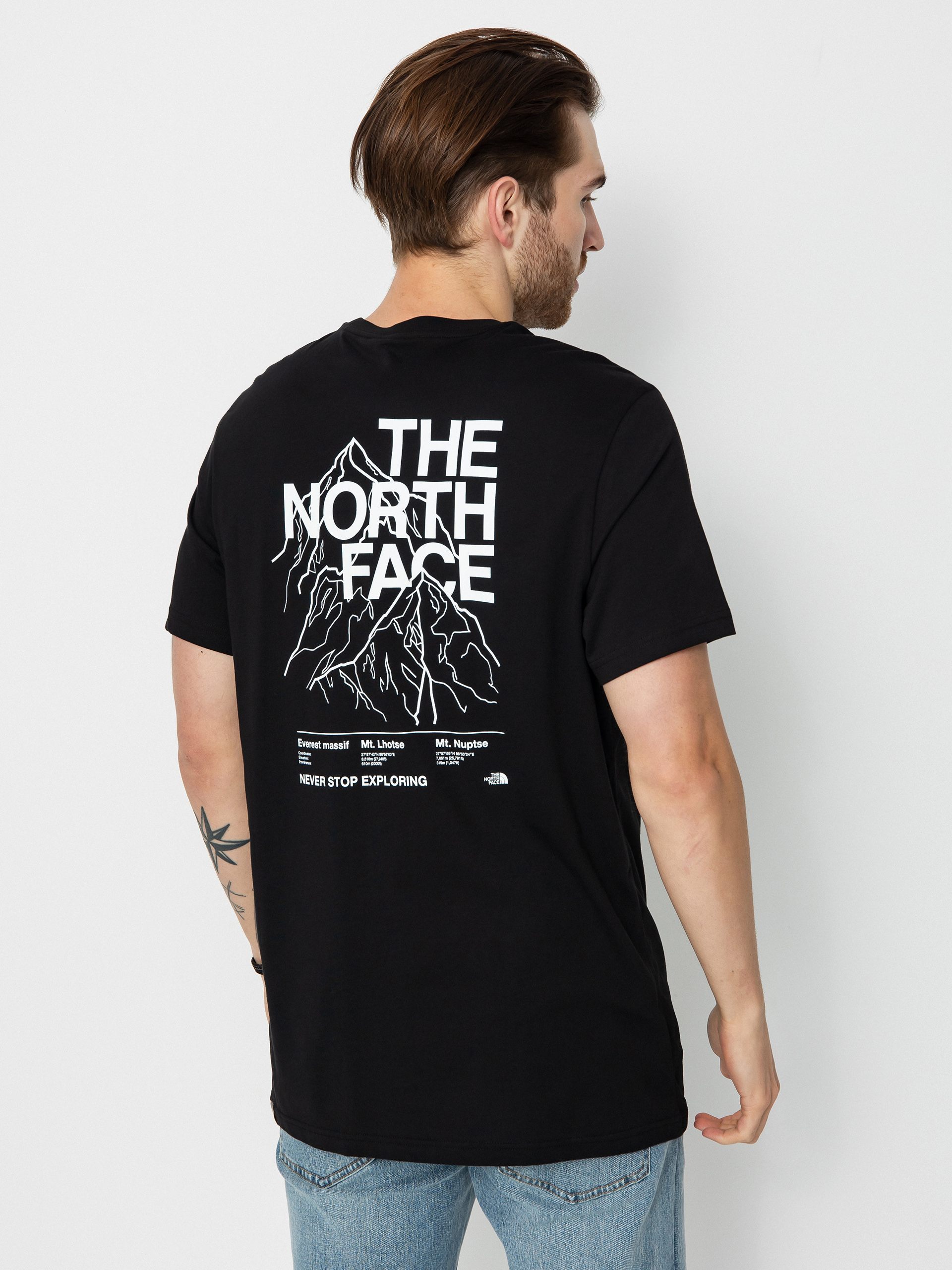 The North Face Mountain Outline T-shirt (tnf black/tnf white)