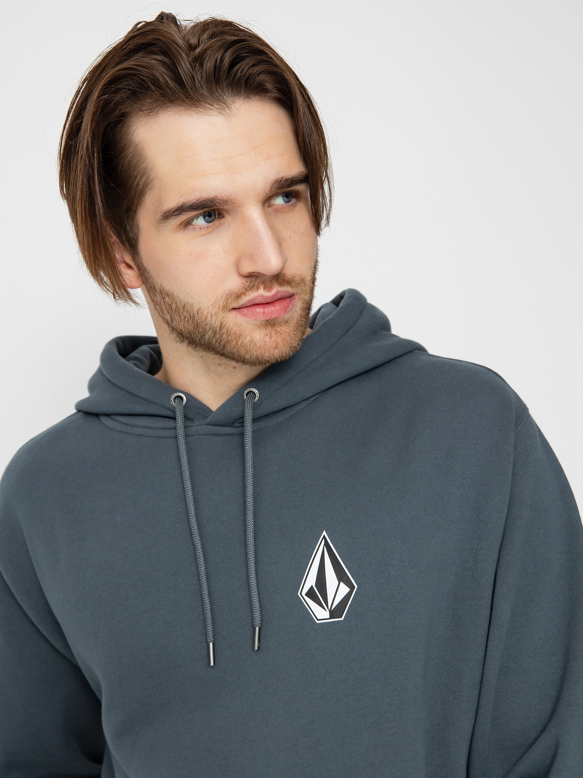 Volcom Iconic Stone HD Hoodie (dark slate)