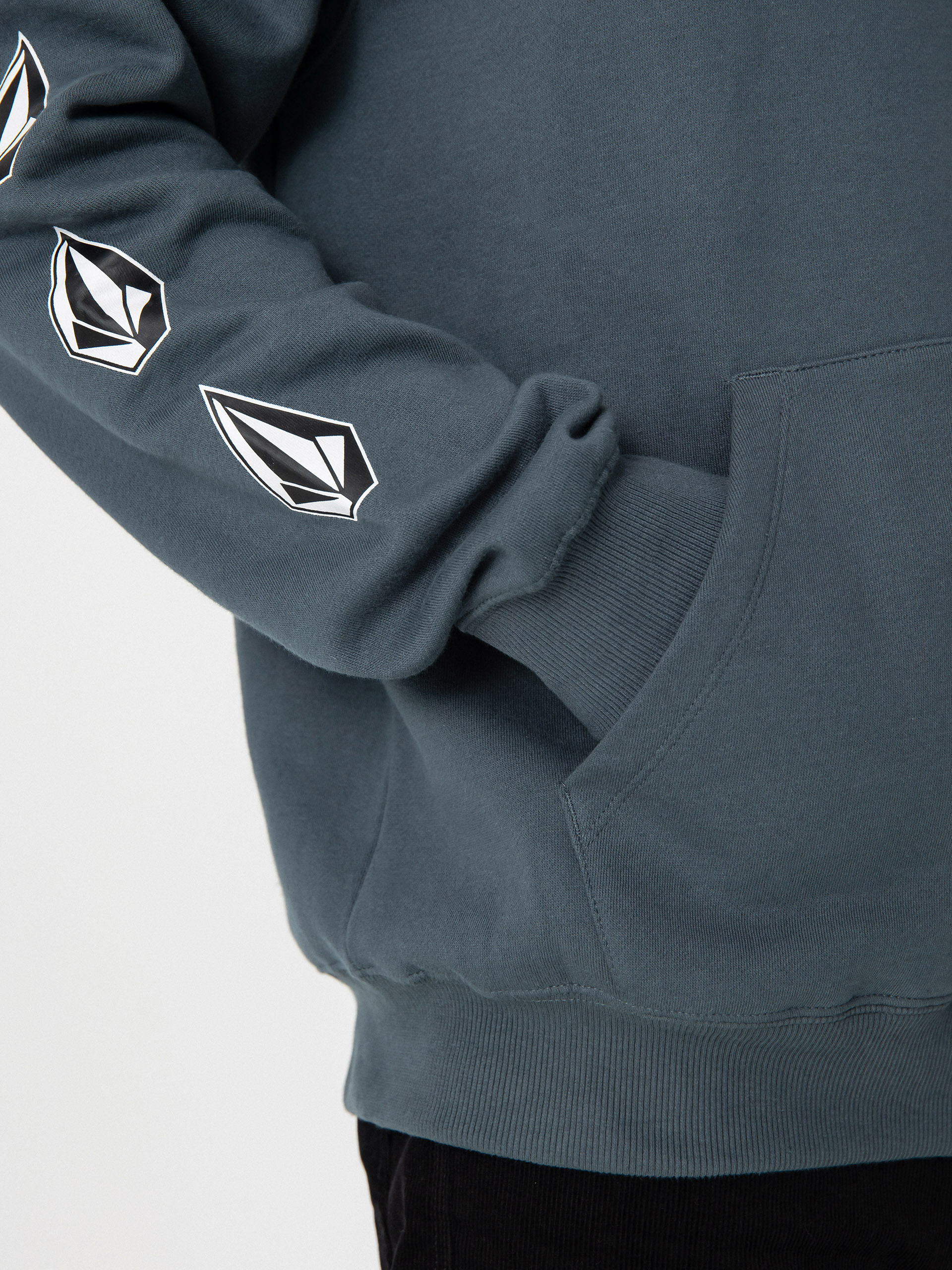 Volcom Iconic Stone HD Hoodie (dark slate)
