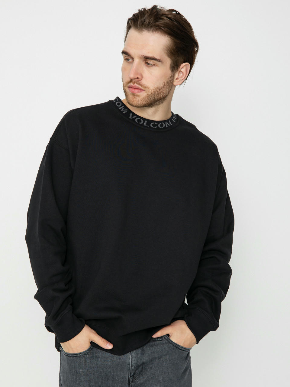 Volcom Skate Vital Crew Sweatshirt (black)