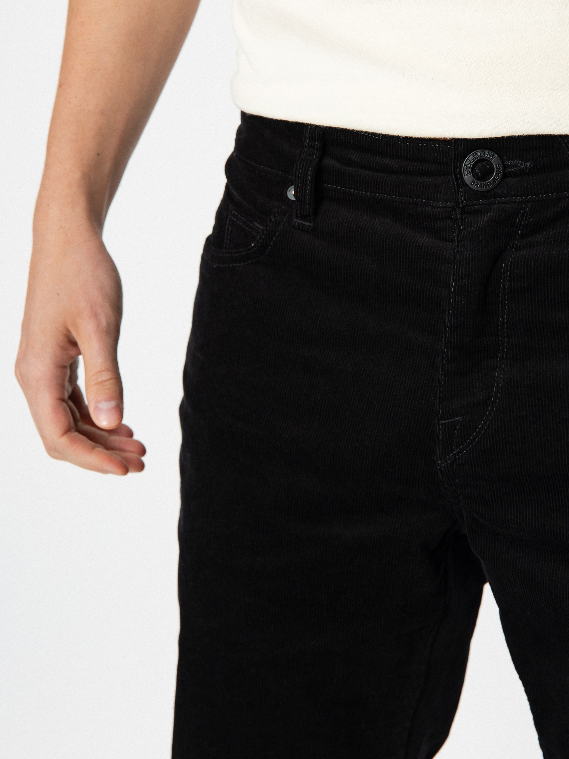 Volcom Solver 5 Pocket Cord Pants (black)