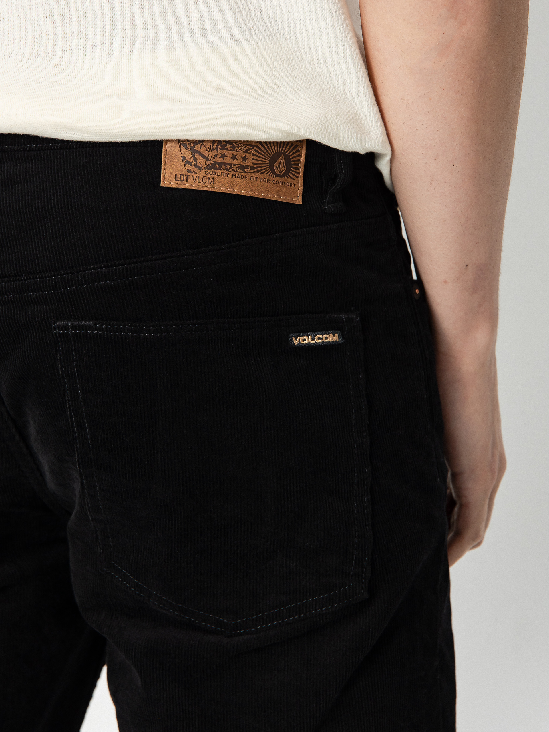 Volcom Solver 5 Pocket Cord Pants (black)