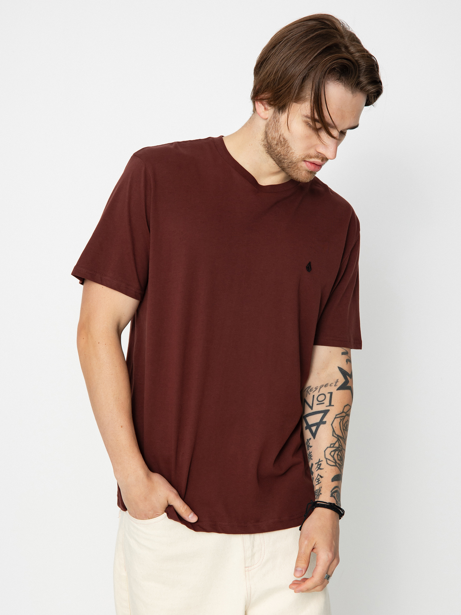 Volcom Stone Blanks Bsc T-shirt (bitter chocolate)