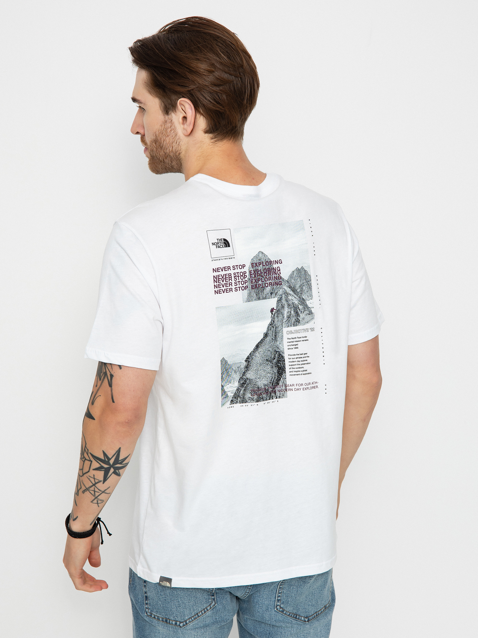 The North Face Collage T-shirt (tnf white/boysenberry)