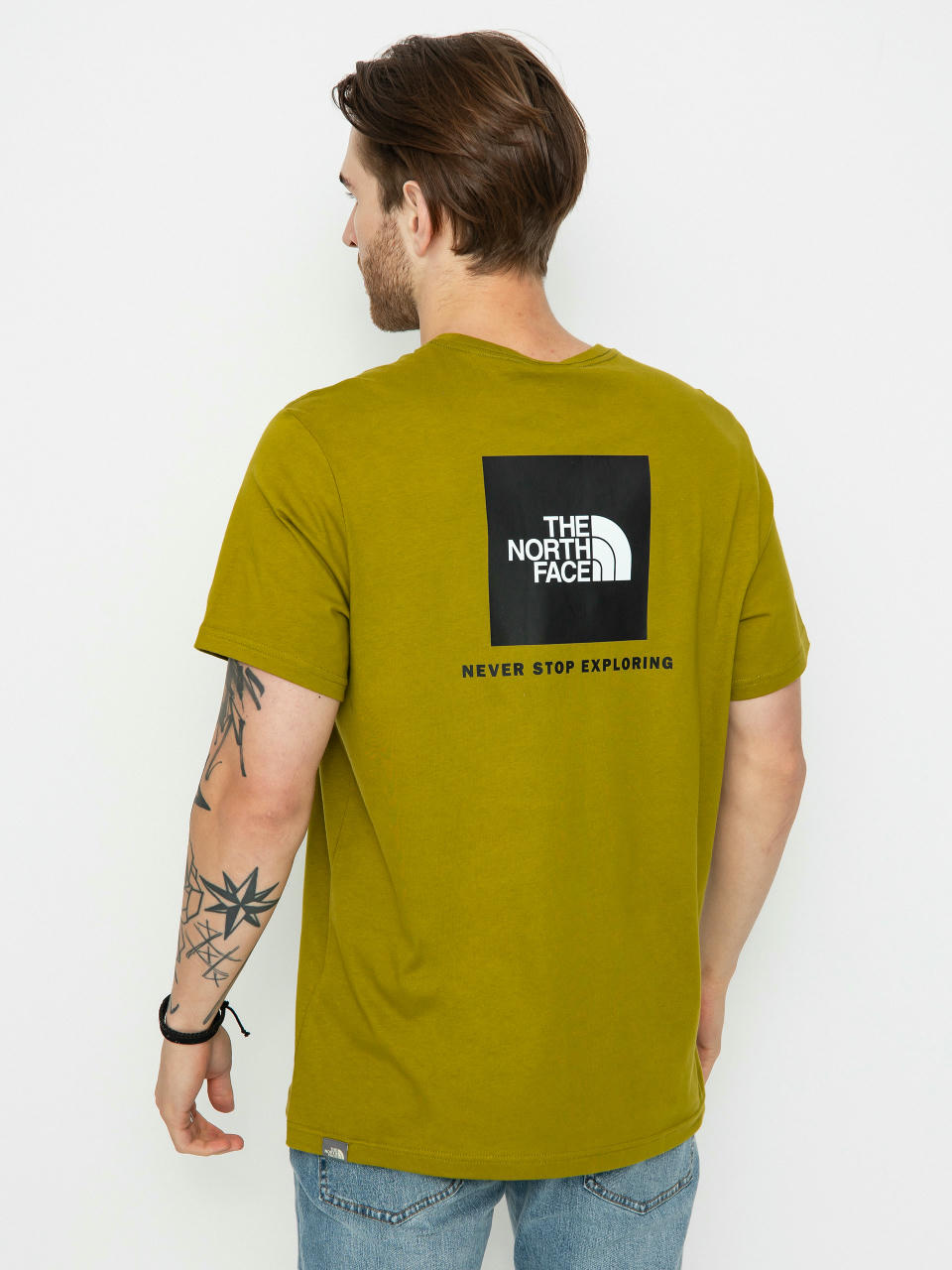 The North Face Red Box t-shirt in yellow