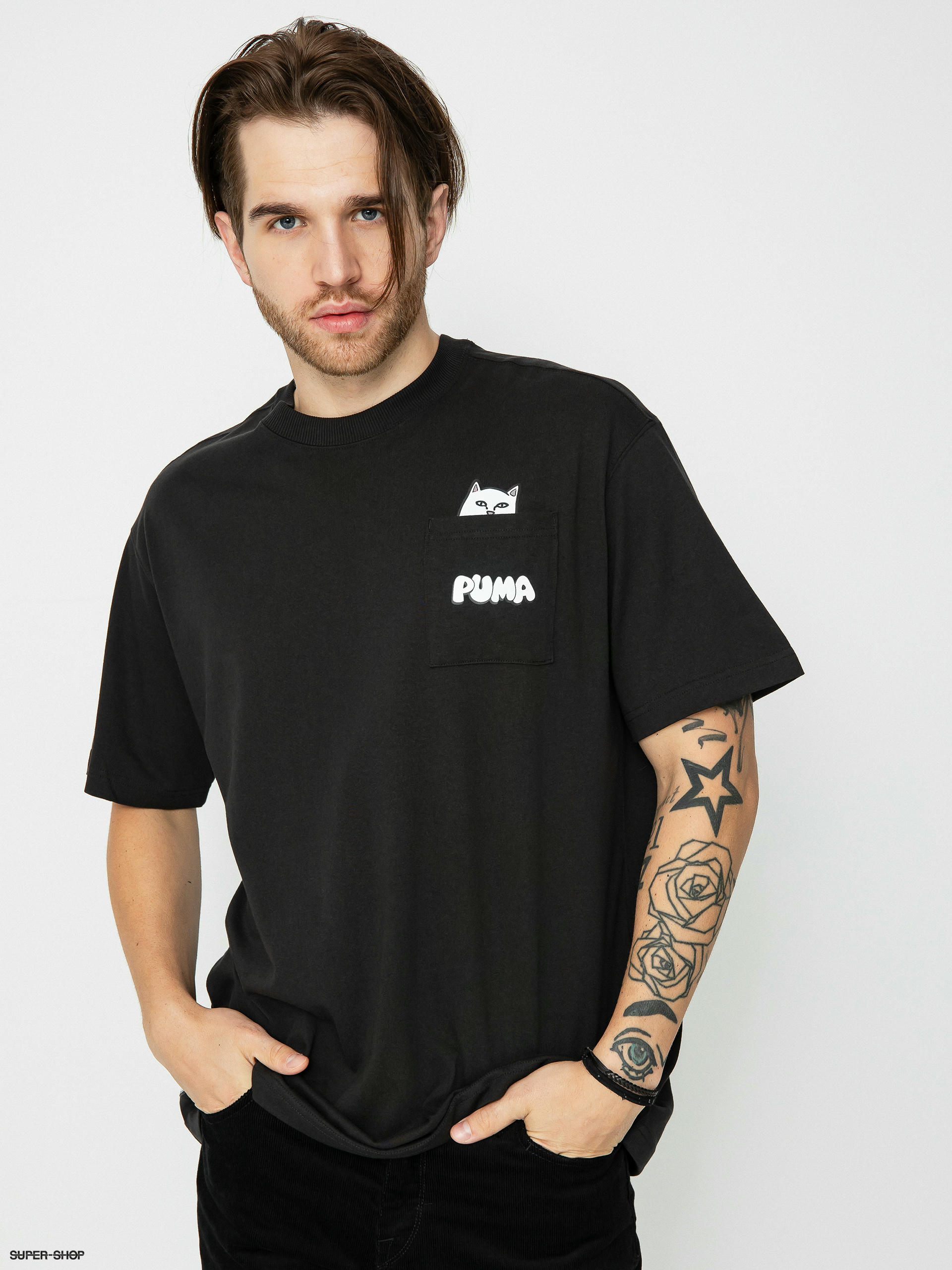Puma X RipNDip Pocket T-shirt (puma black)