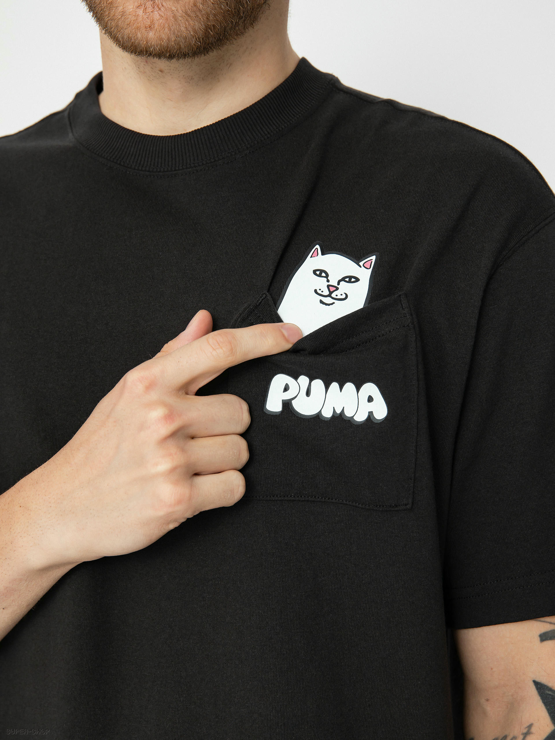 Puma X RipNDip Pocket T-shirt (puma black)