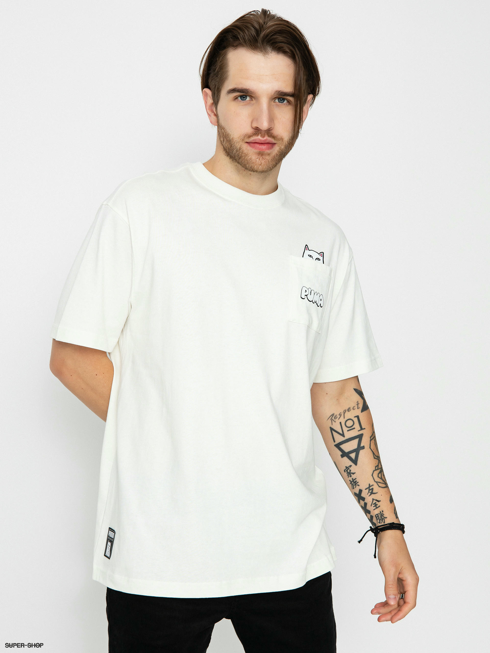 Puma X RipNDip Pocket T-shirt (warm white)
