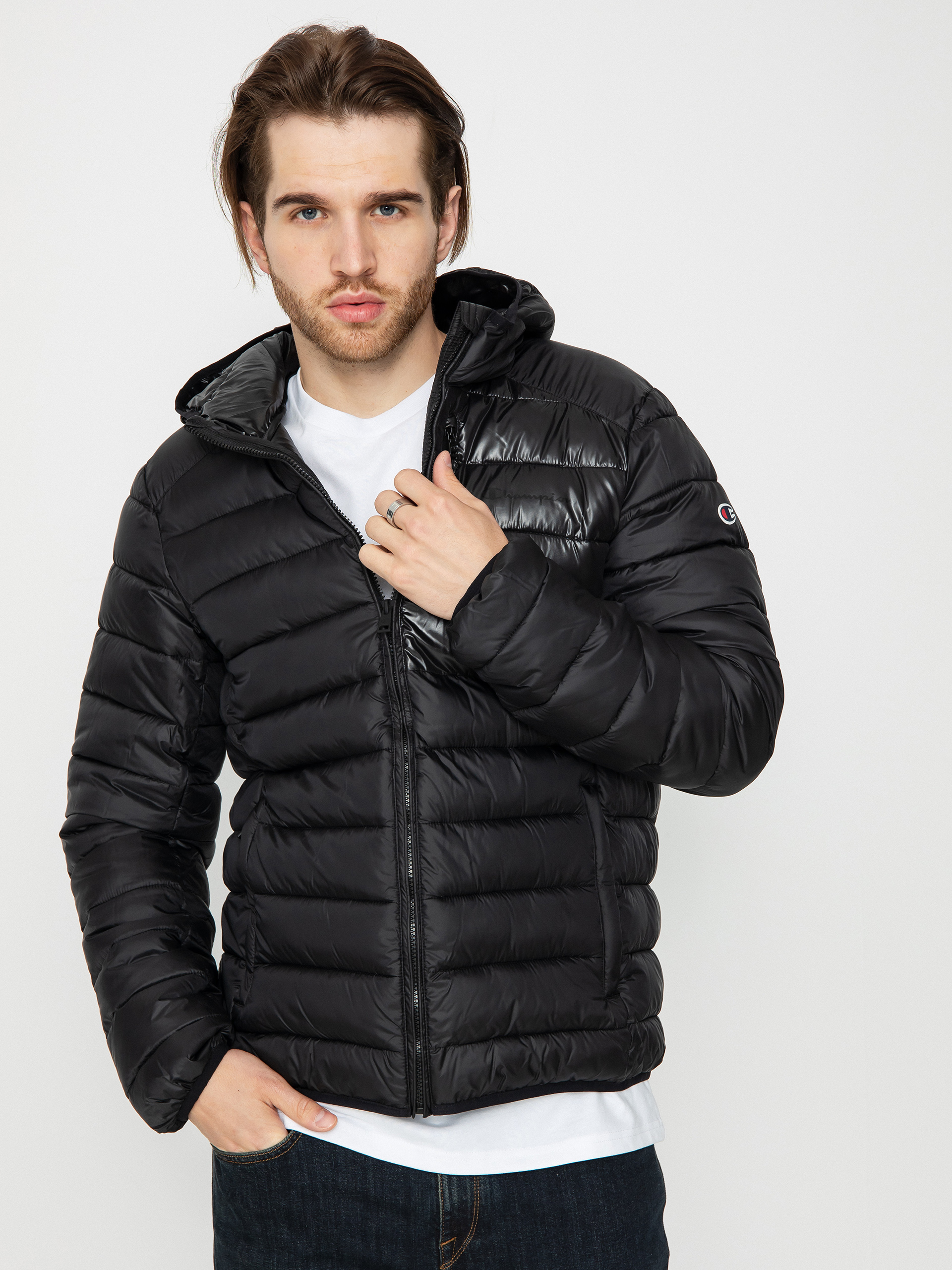 Champion Legacy Hooded Jacket 219184 Jacke (nbk/nbk)
