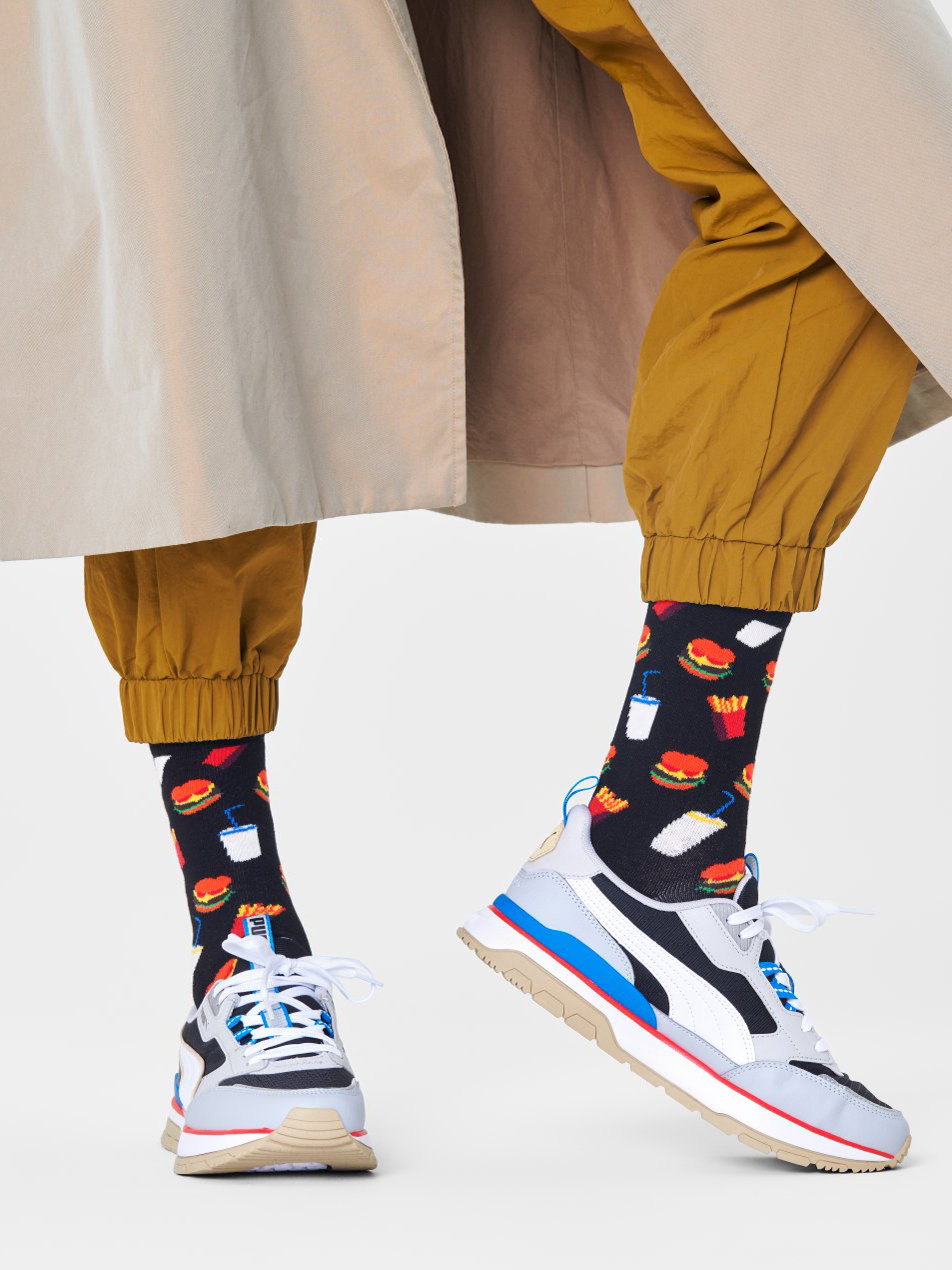 Happy Socks Hamburger Socken (black)