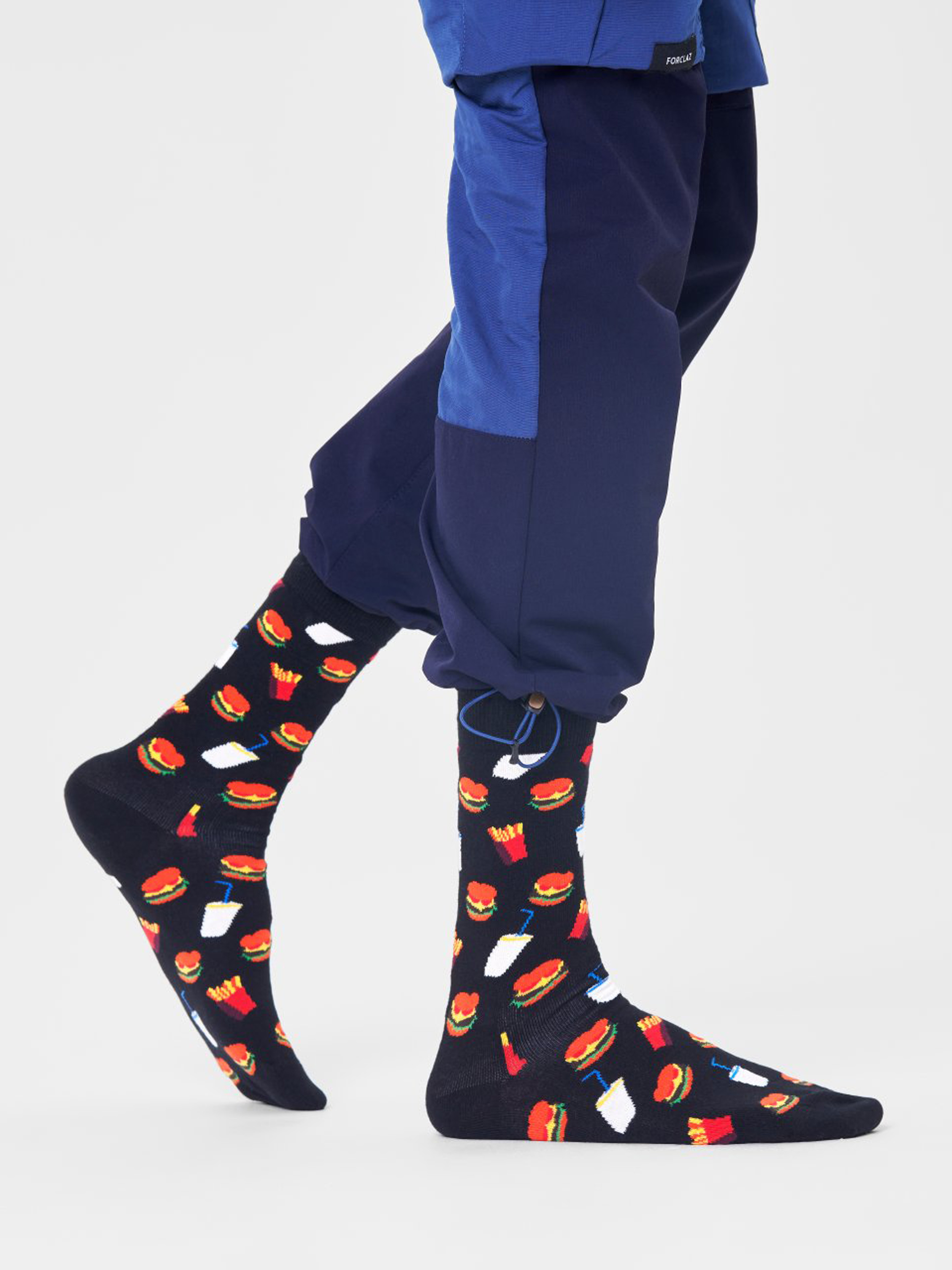 Happy Socks Hamburger Socken (black)
