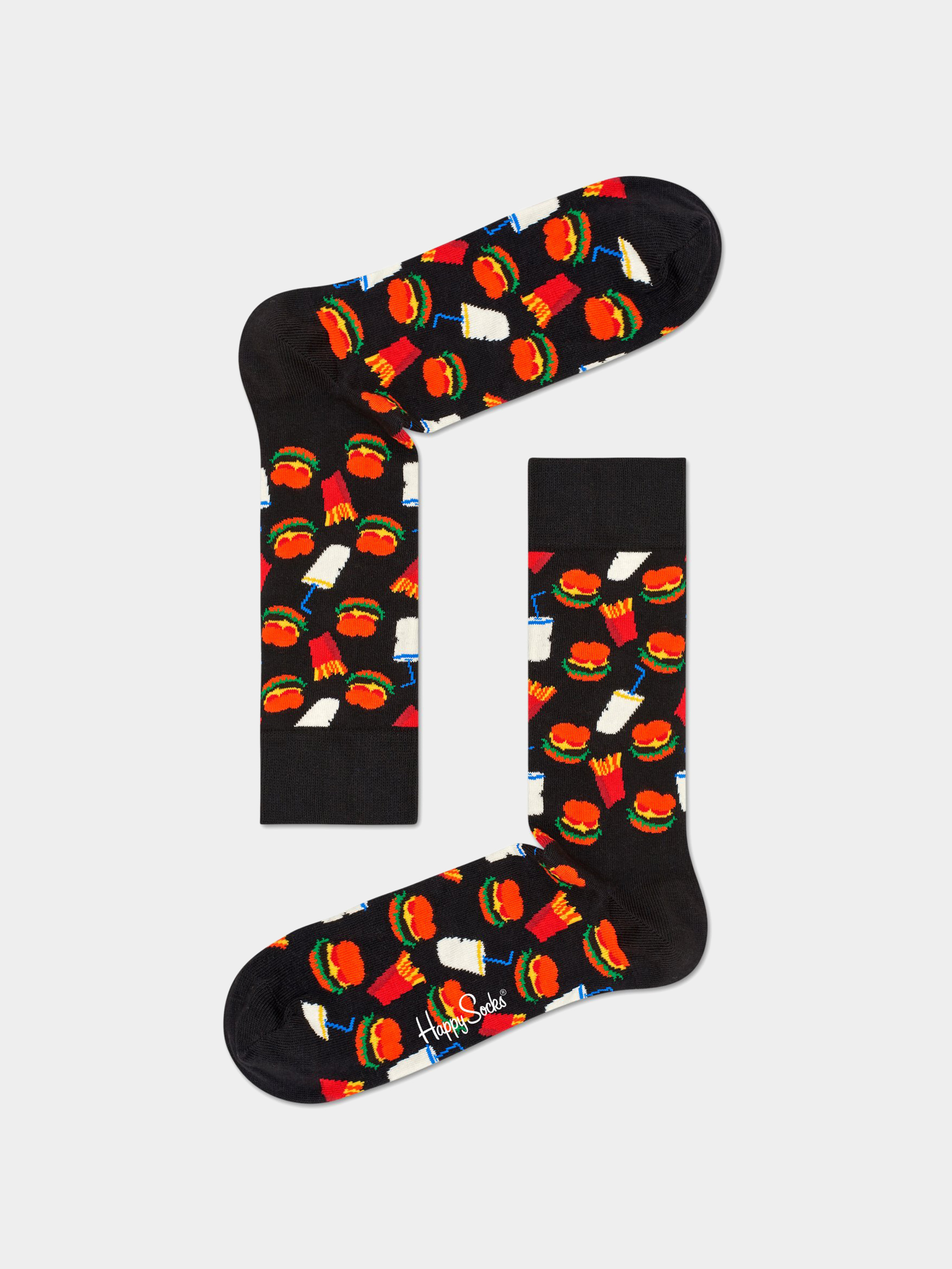 Happy Socks Hamburger Socken (black)