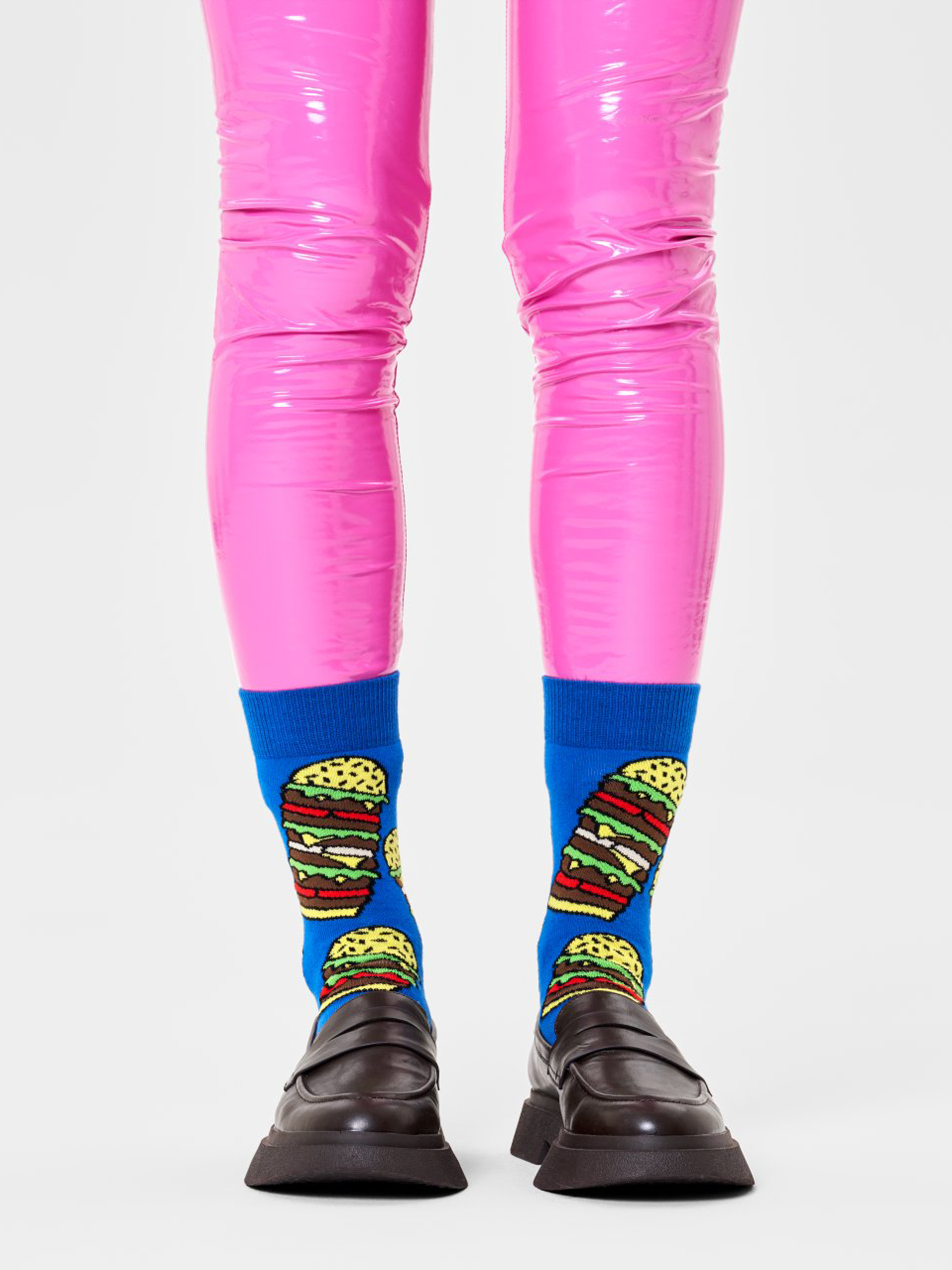 Happy Socks Burger Socken (blue)