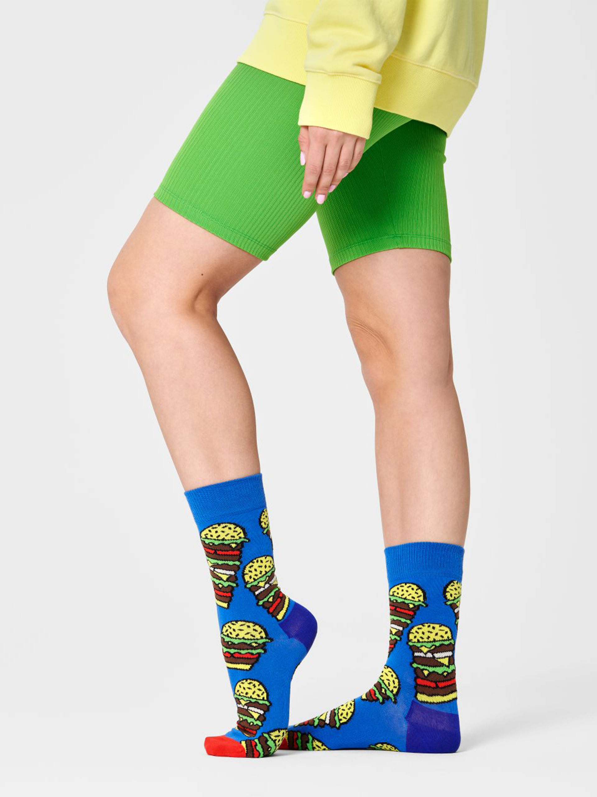 Happy Socks Burger Socken (blue)