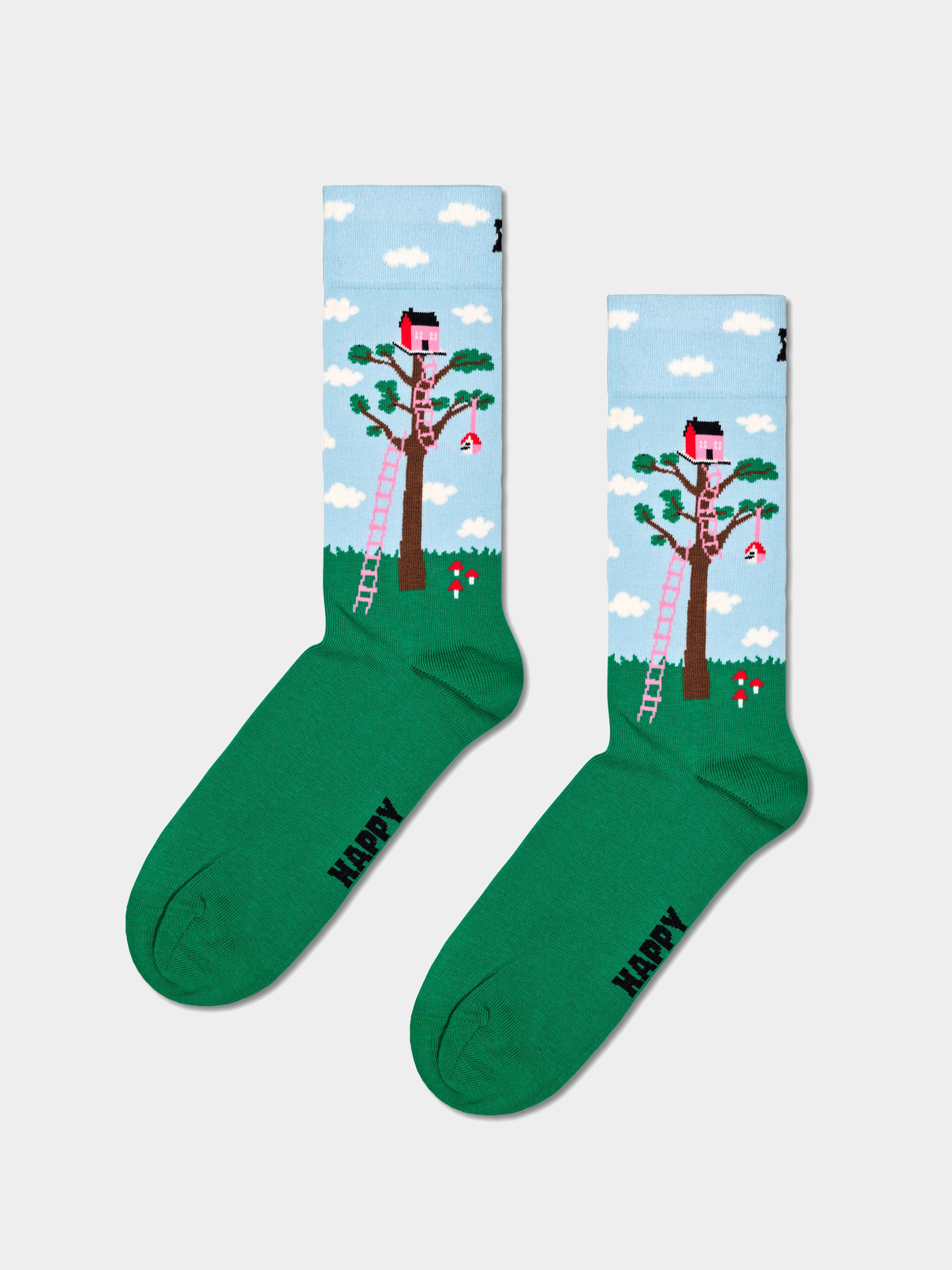 Happy Socks Treehouse Socken (green/blue)