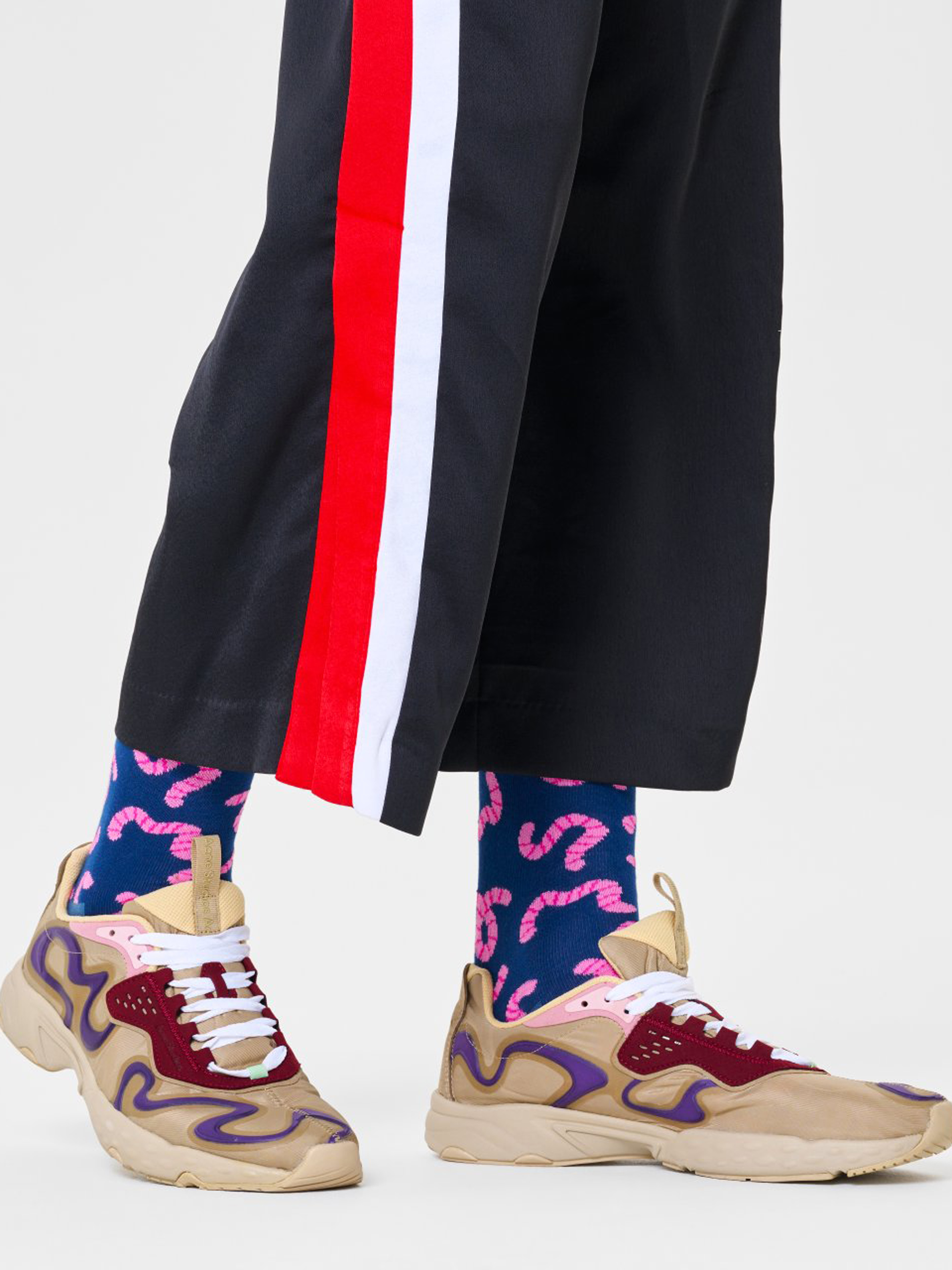 Happy Socks Worm Socks (navy)