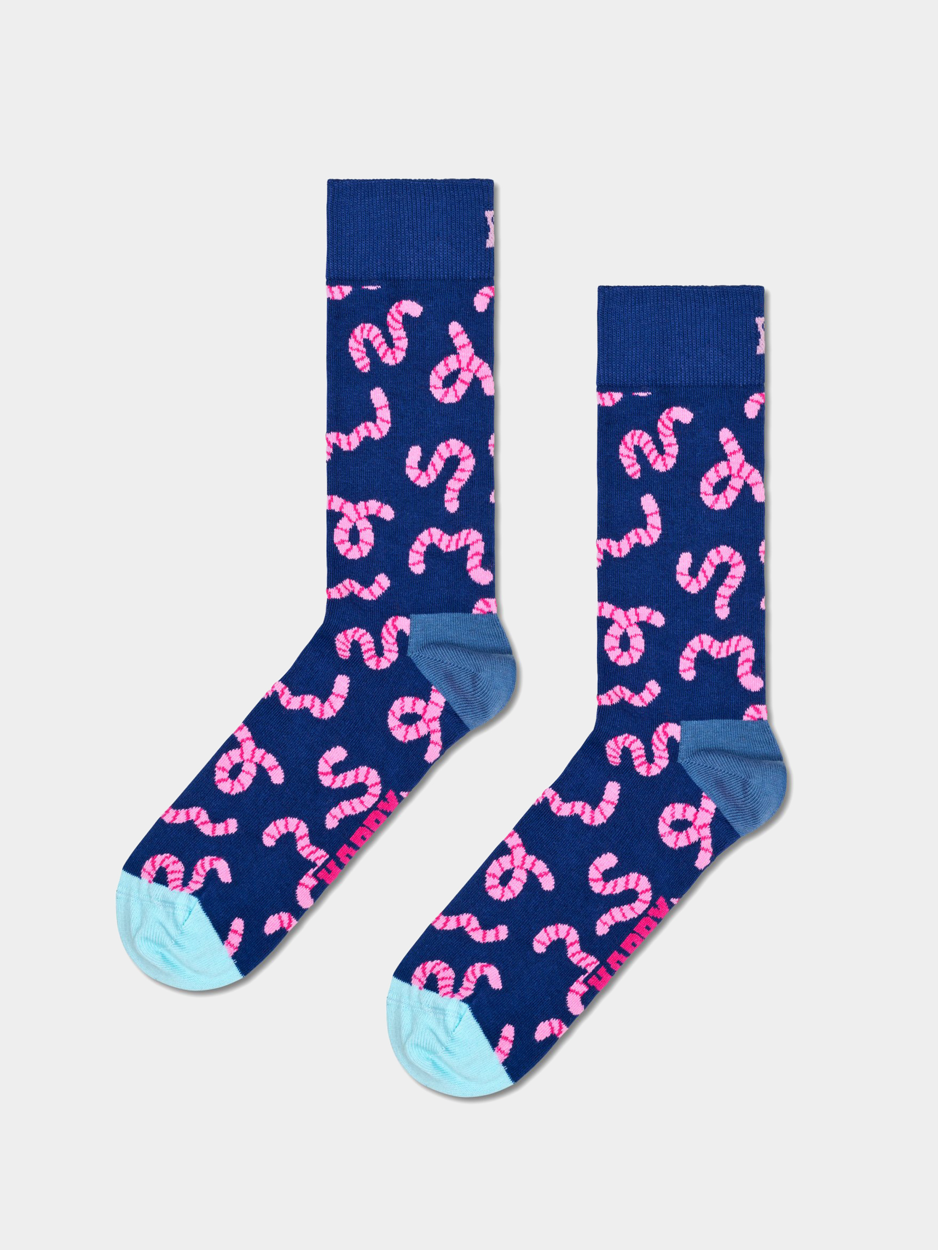 Happy Socks Worm Socks (navy)