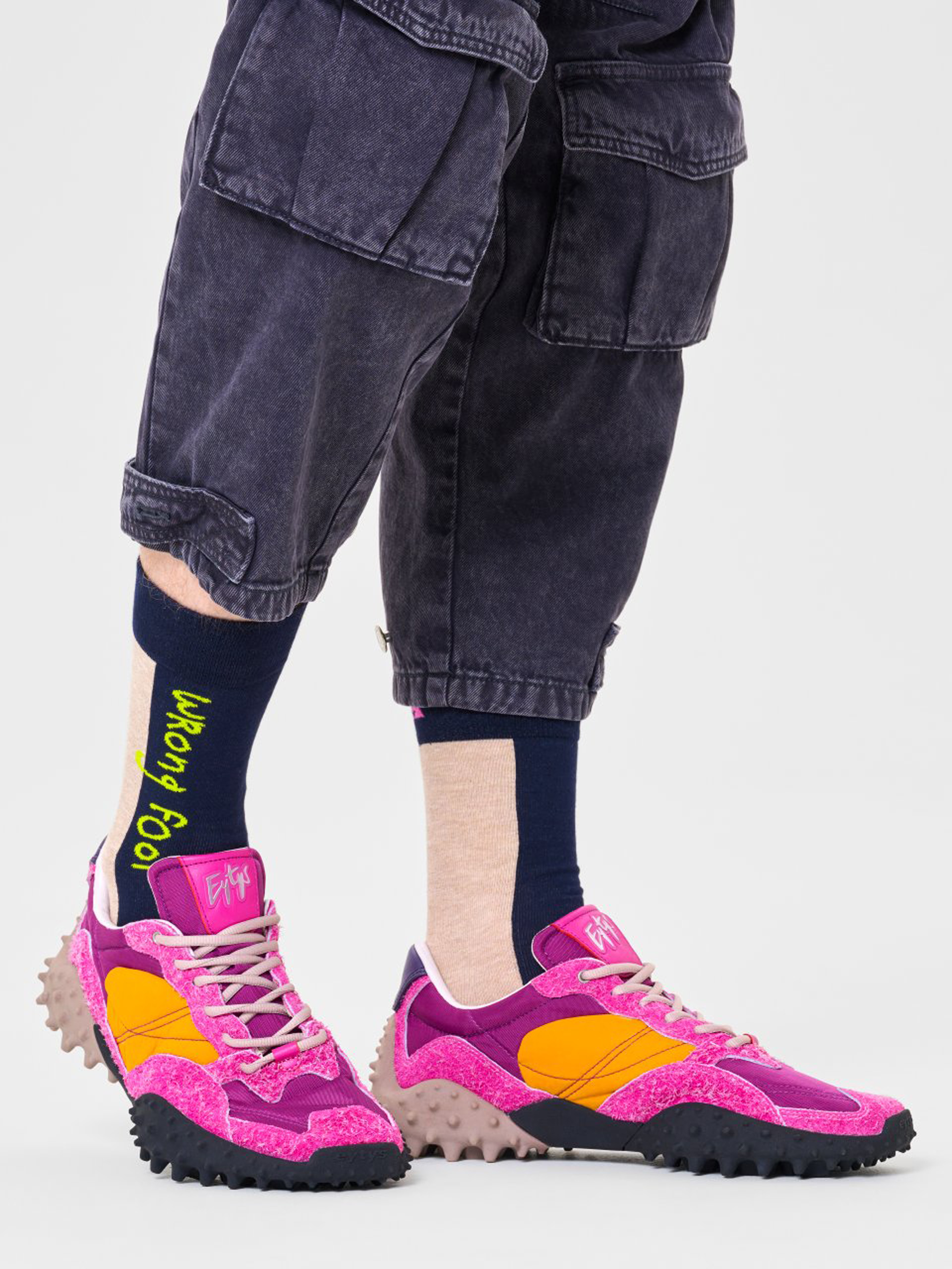 Happy Socks Right Wrong Socken (wall/navy)