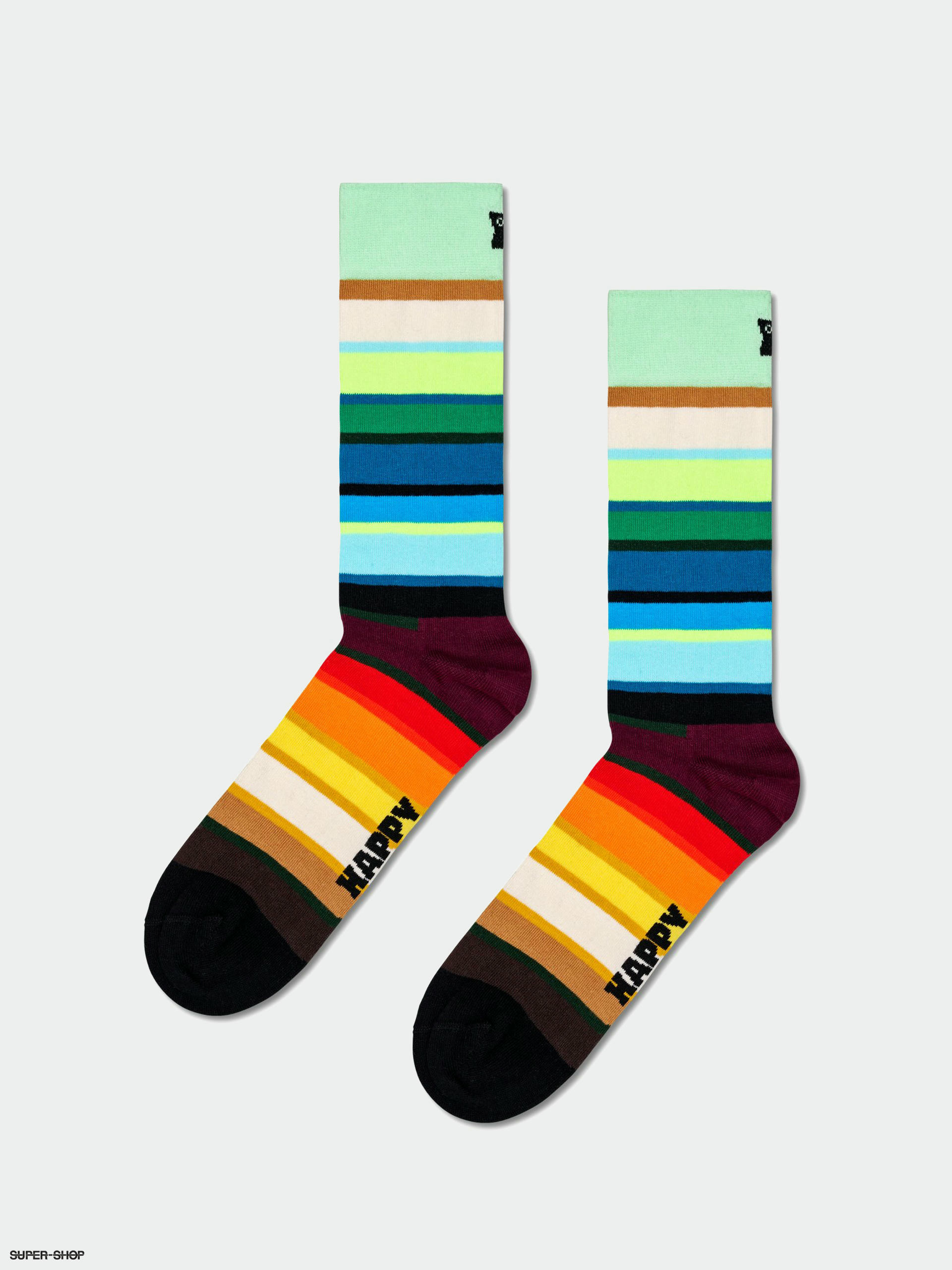 Rainbow stripe deals happy socks