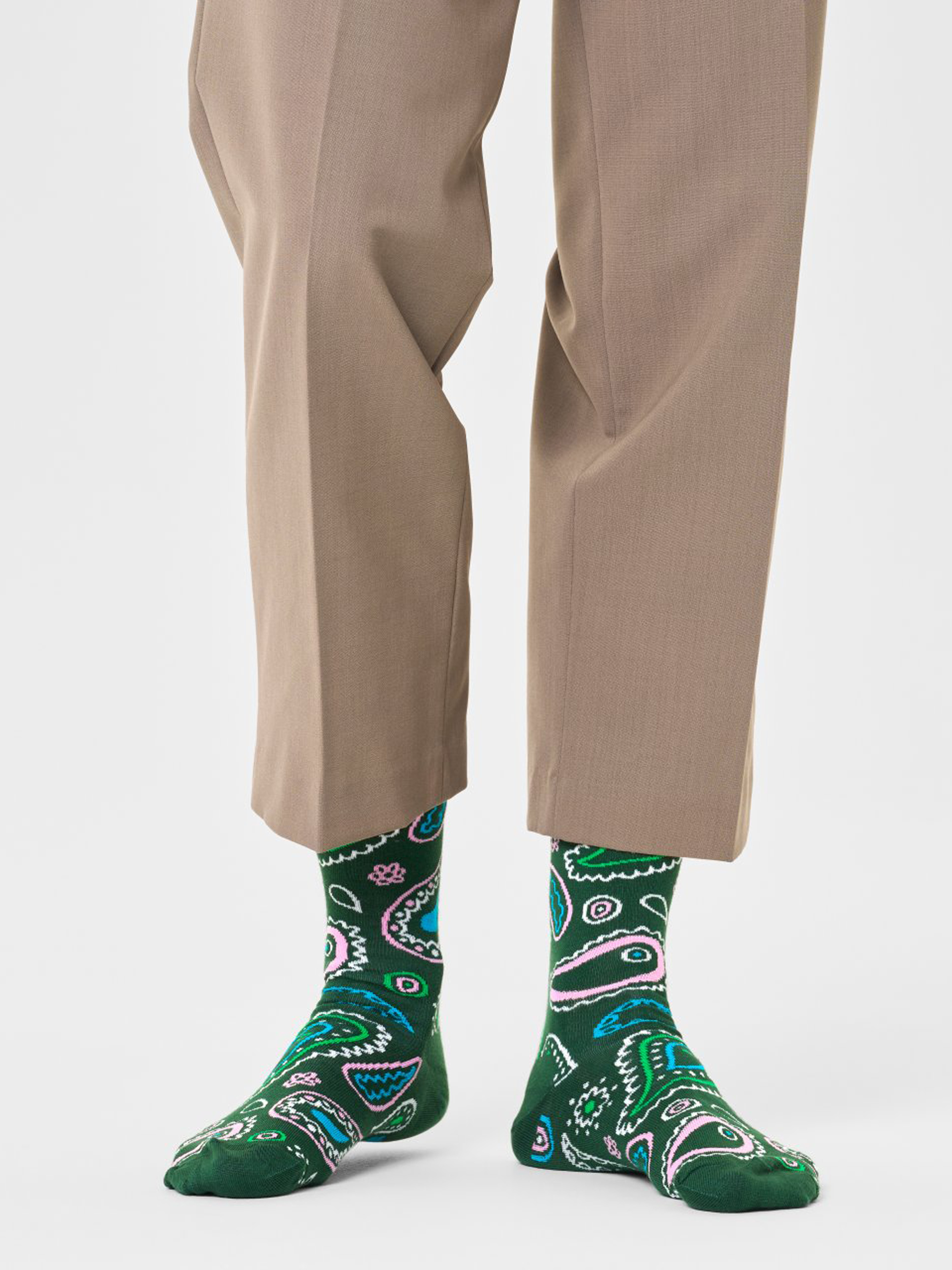 Happy Socks Paisley Socks (green)