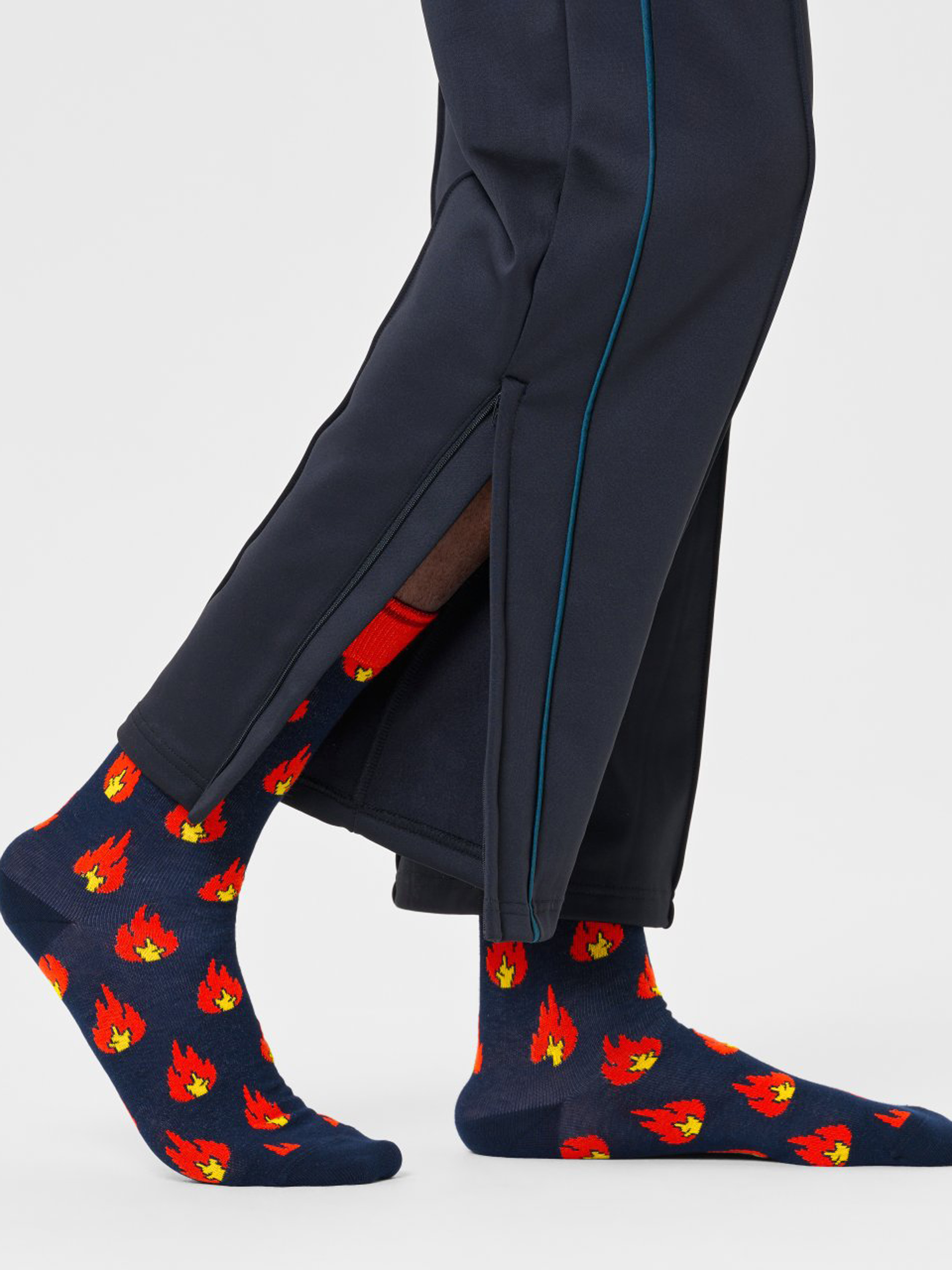 Happy Socks Flames Socken (navy/orange)