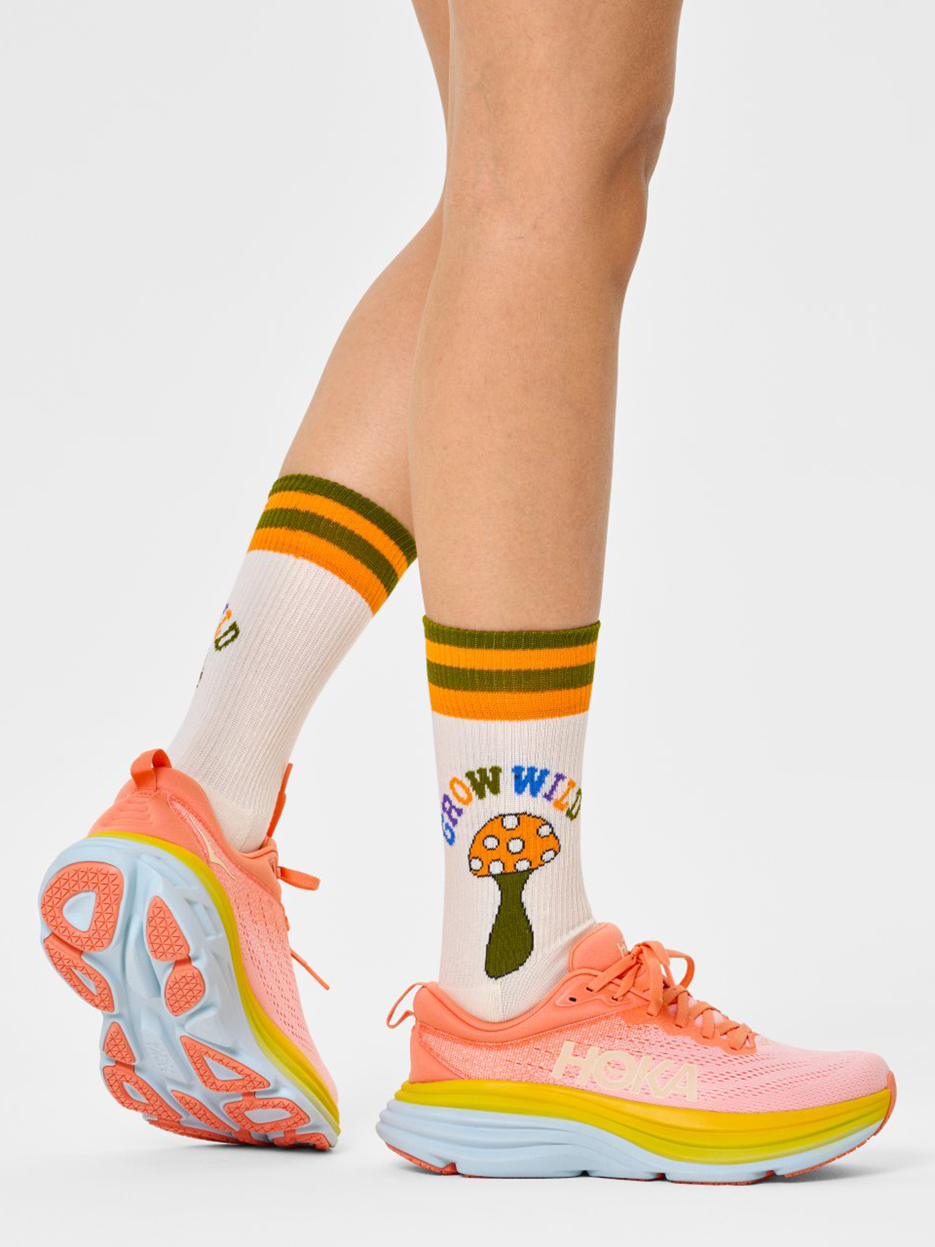 Happy Socks Grow Wild Crew Socken (wall)