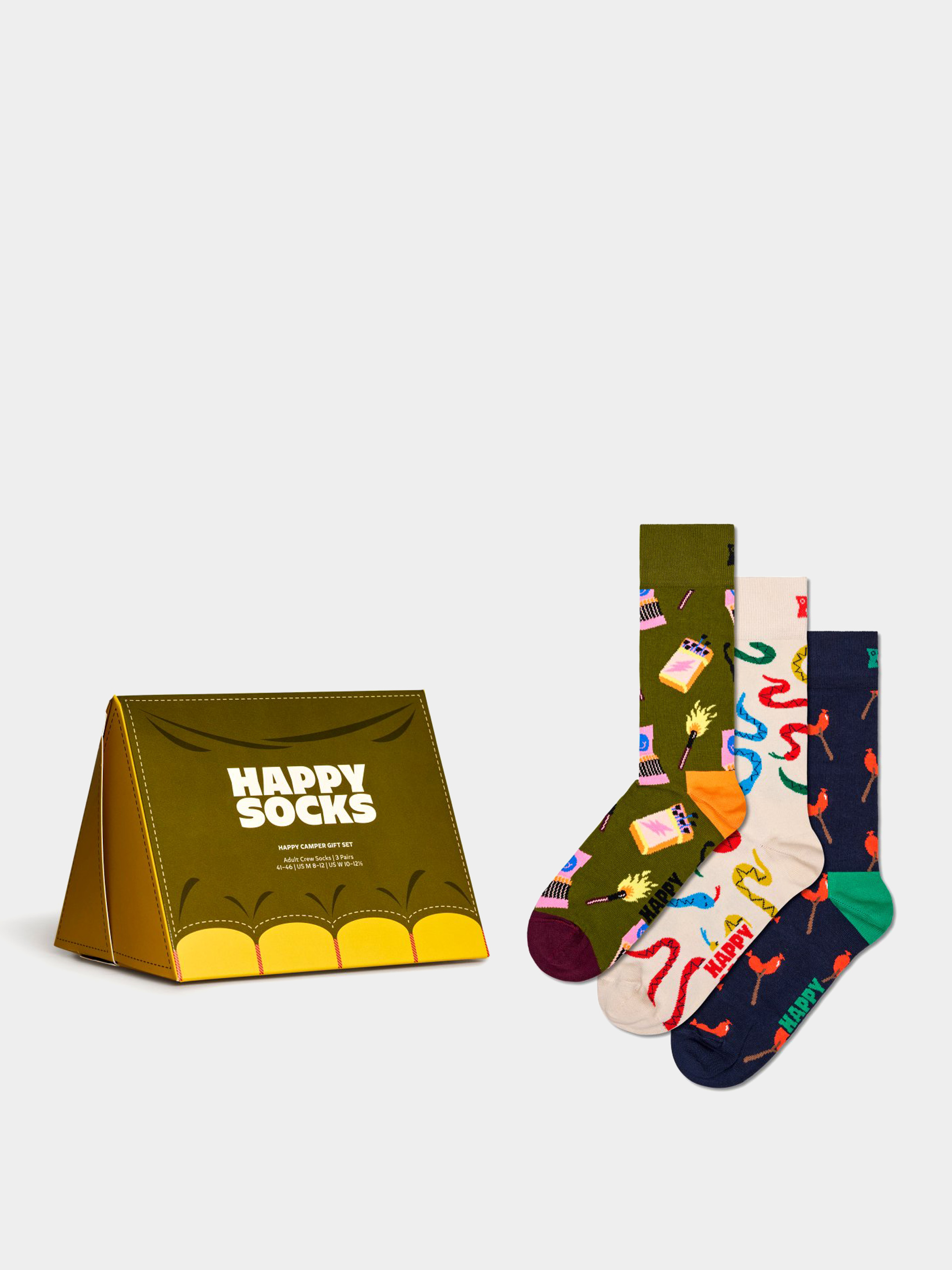 Happy Socks 3 Pack Happy Campers Gift Set Socks (multi)