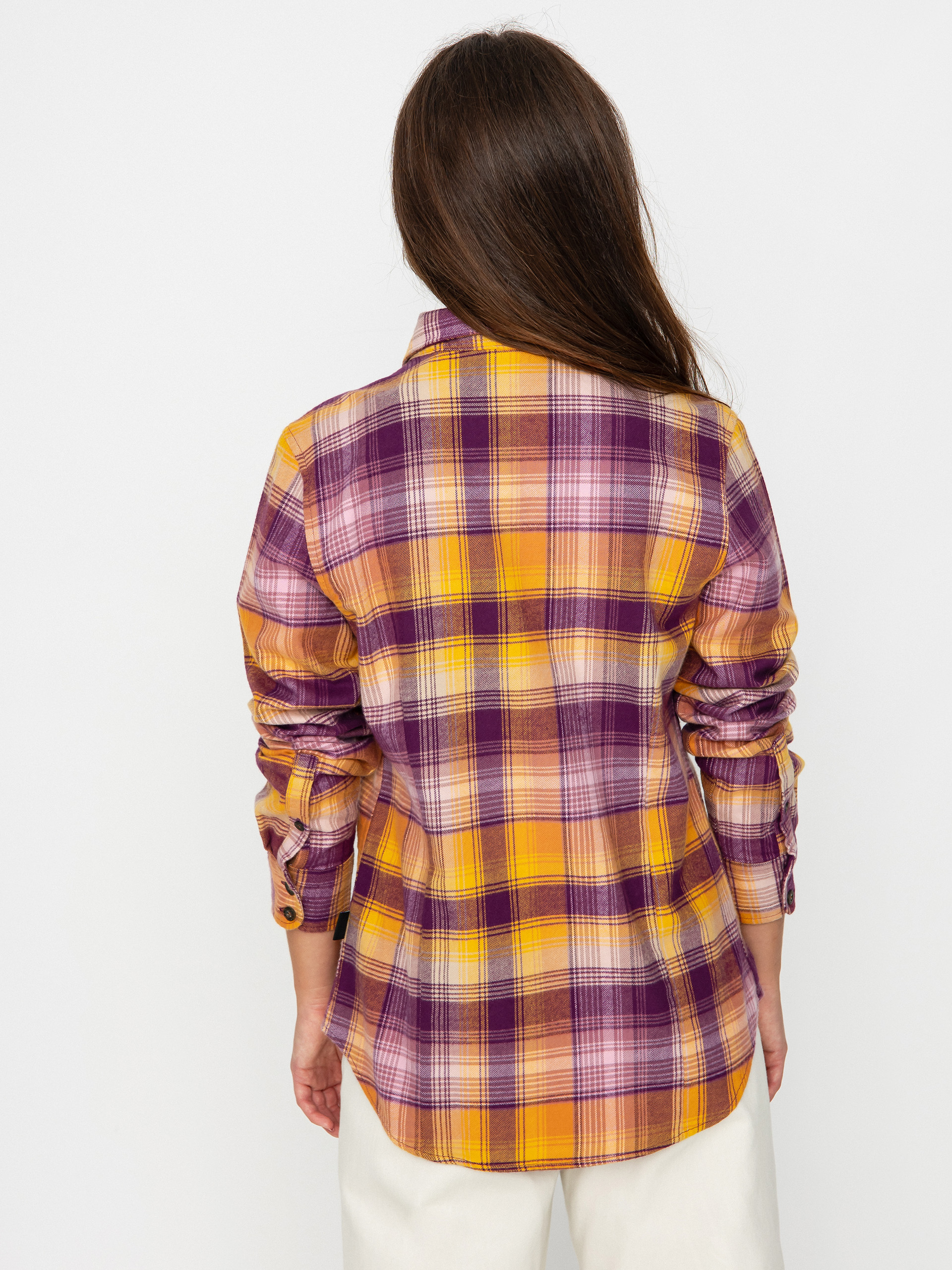 Patagonia Organic Cotton MW Fjord Flannel Shirt Wmn (sun rays/night plum)
