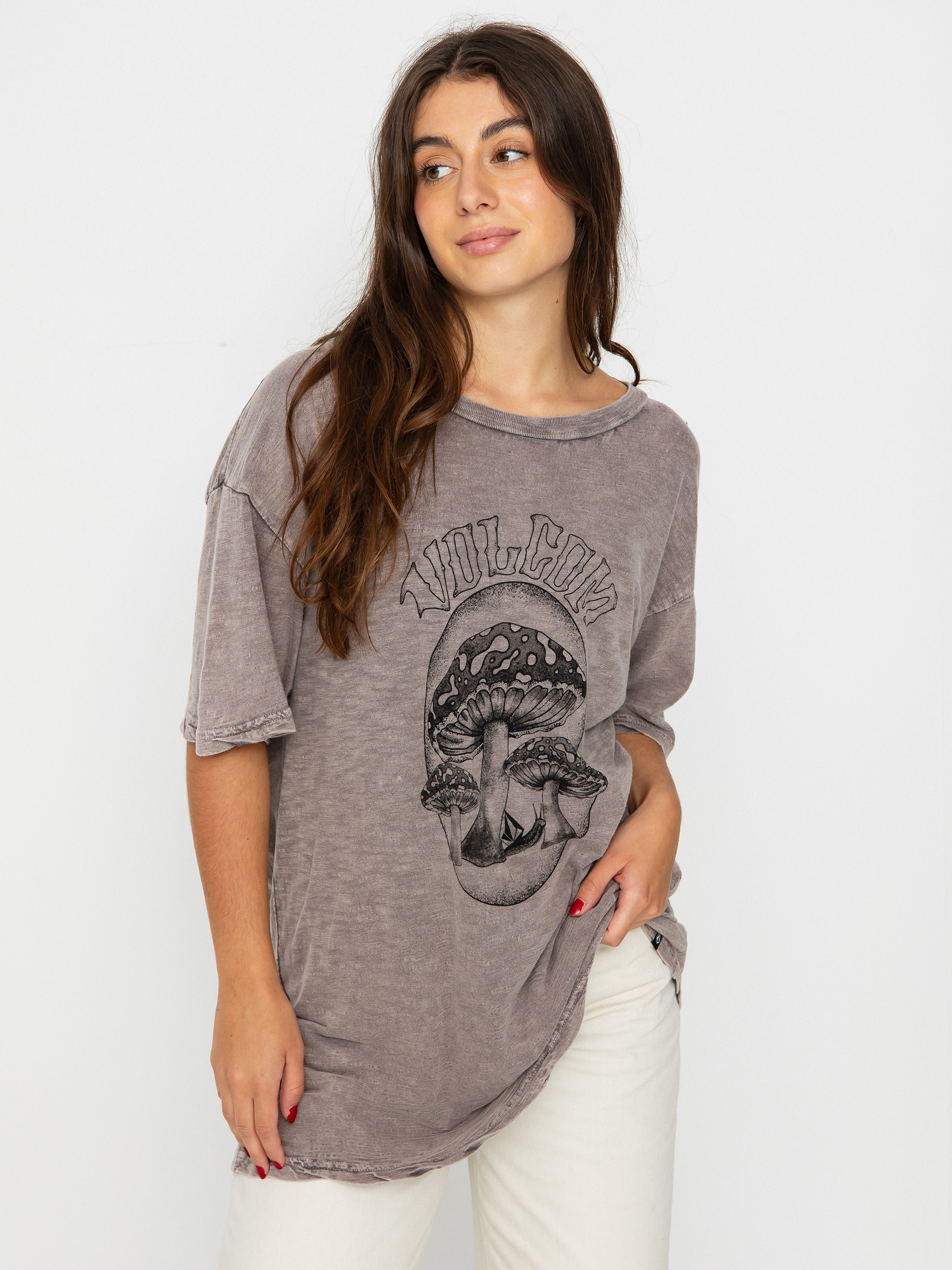 Volcom Turnt N Burnt T-shirt Wmn (slate grey)