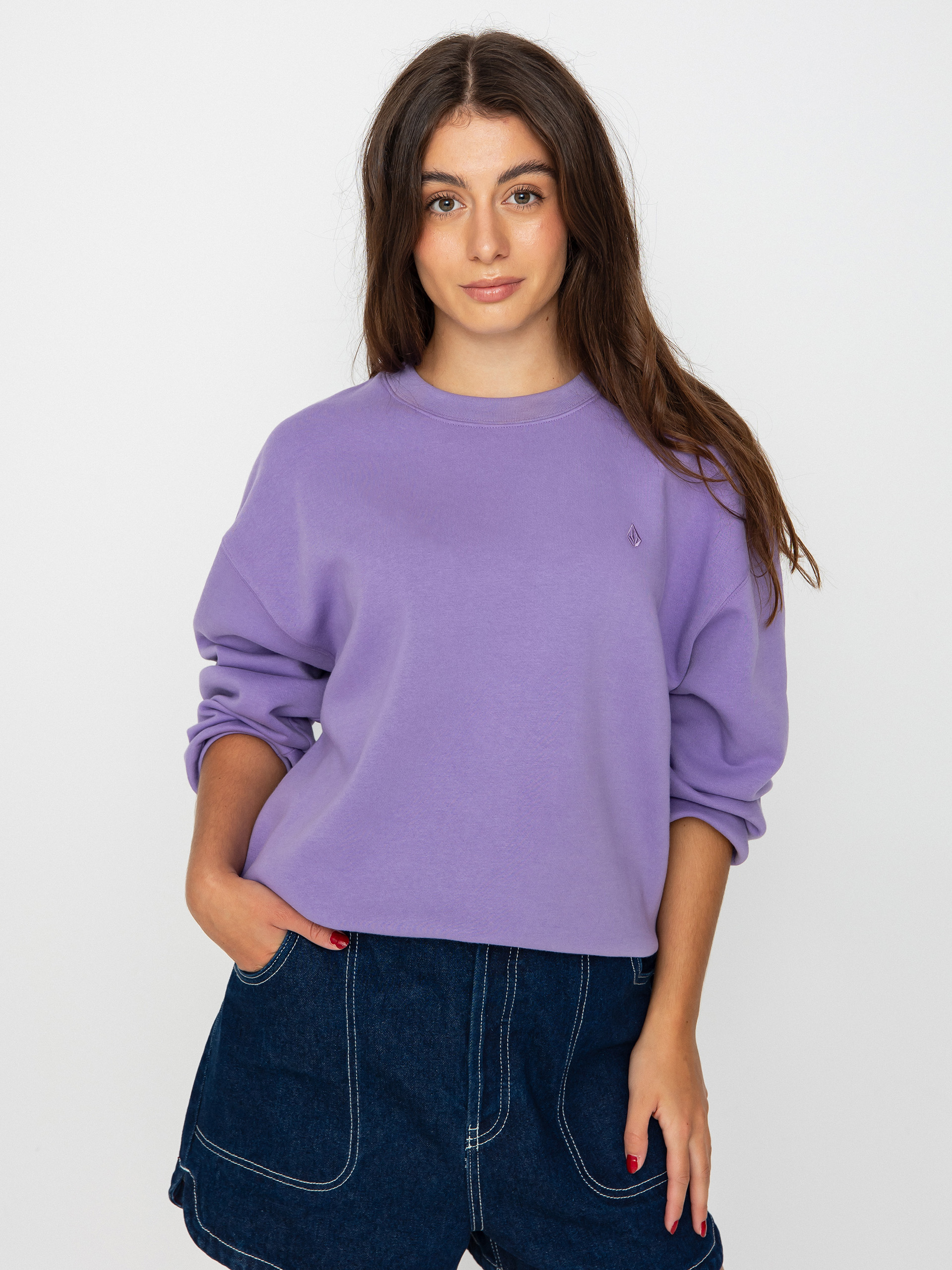 Volcom Stone Heart II Crew Sweatshirt Wmn (paisley purple)