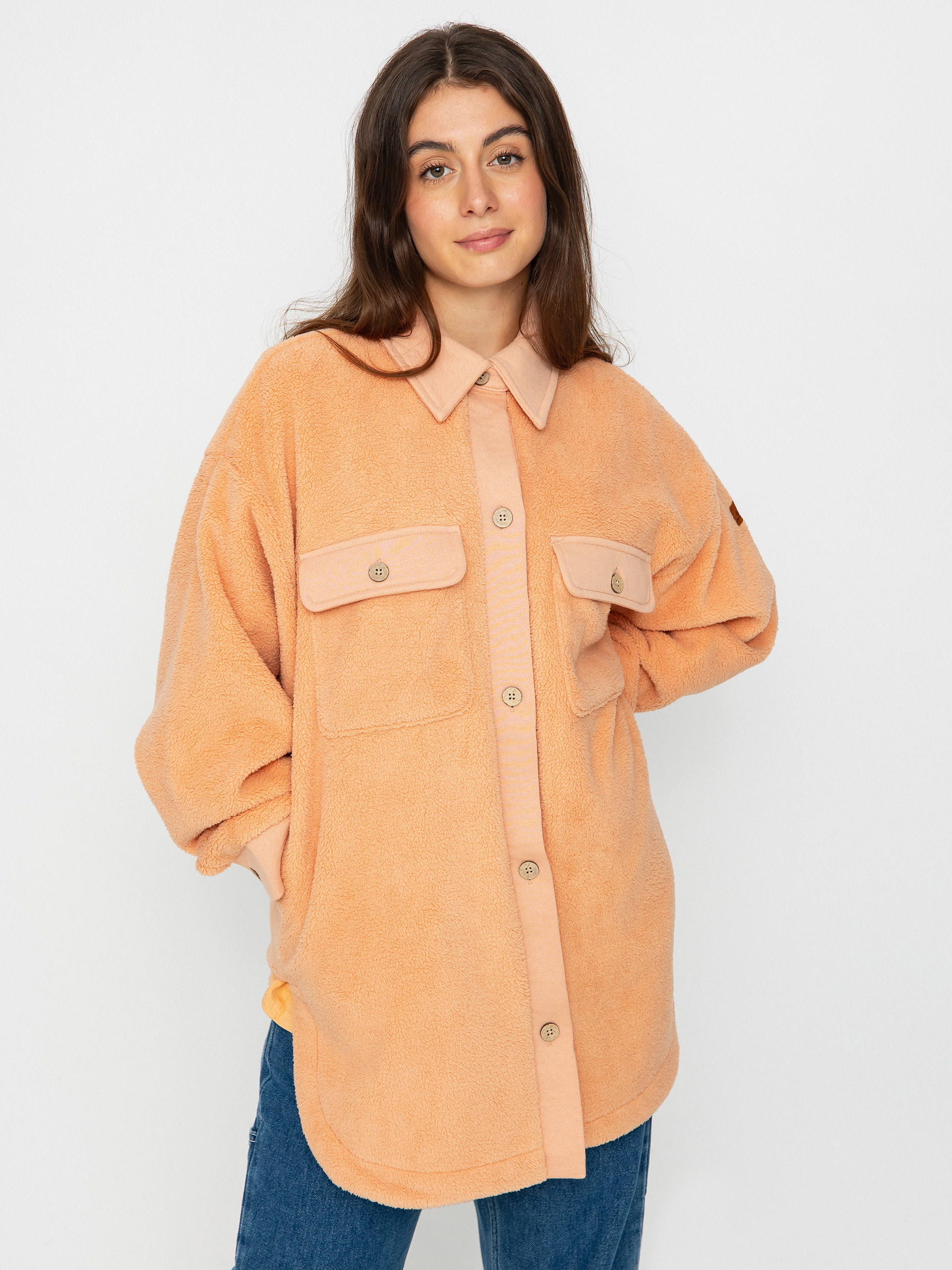 Roxy Switch Up Sherpa Jacke Wmn (dusty coral)