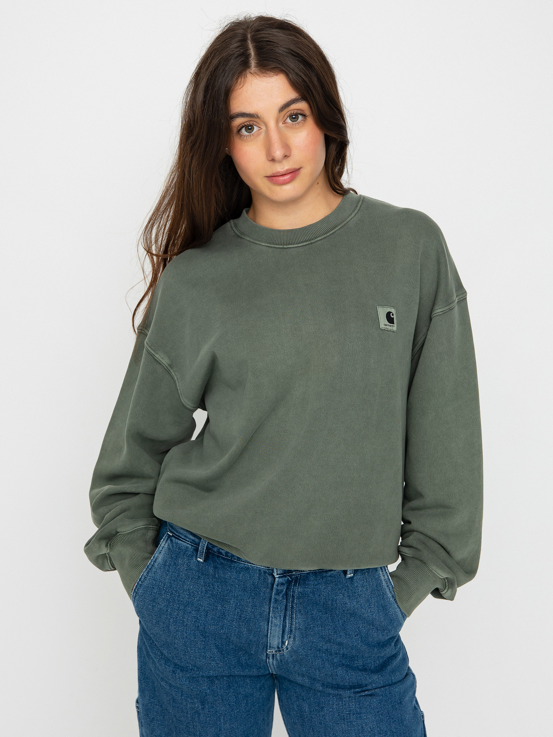 Carhartt WIP Nelson Sweatshirt Wmn (smoke green)
