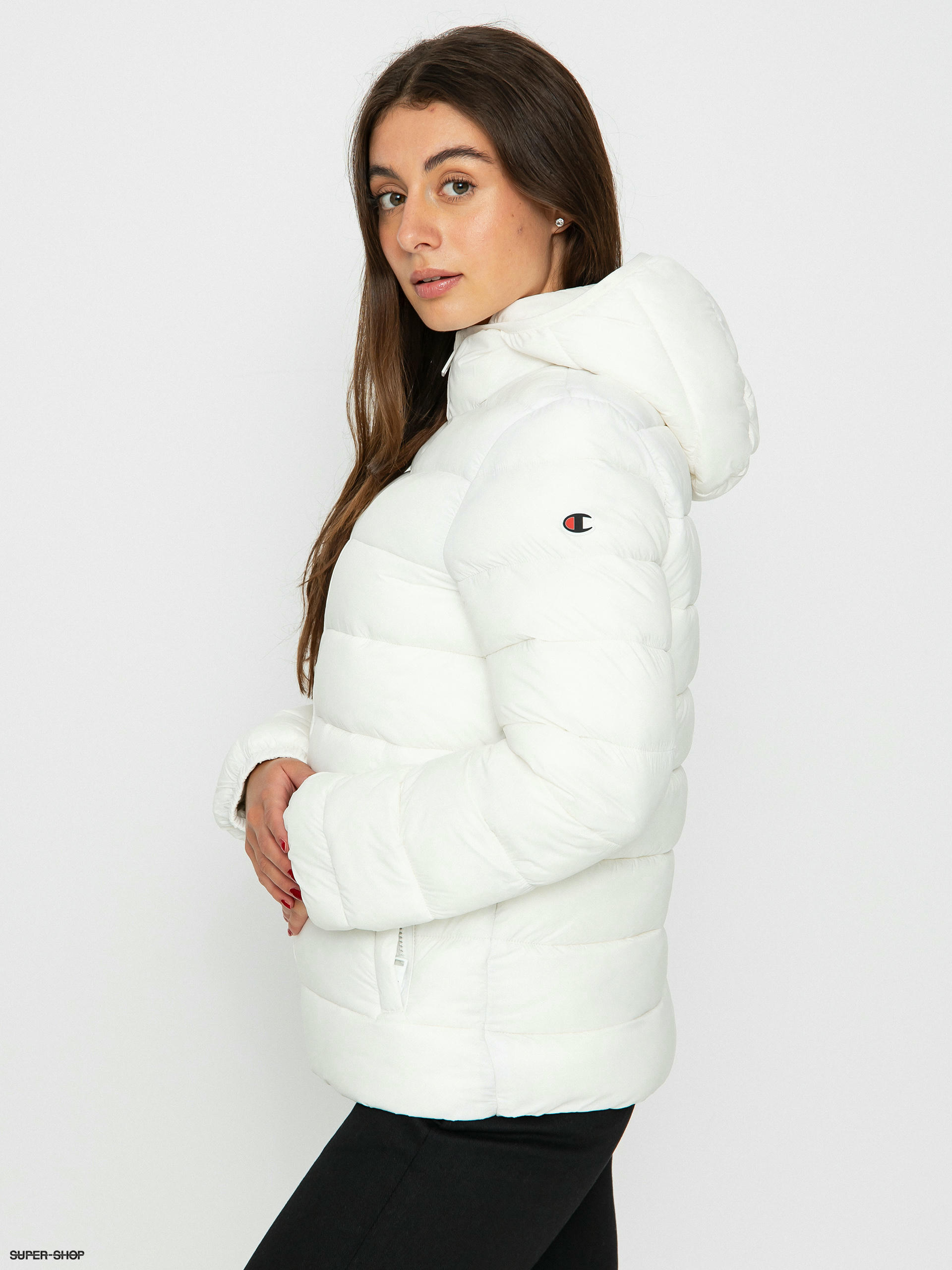 Champion white discount jacket womens