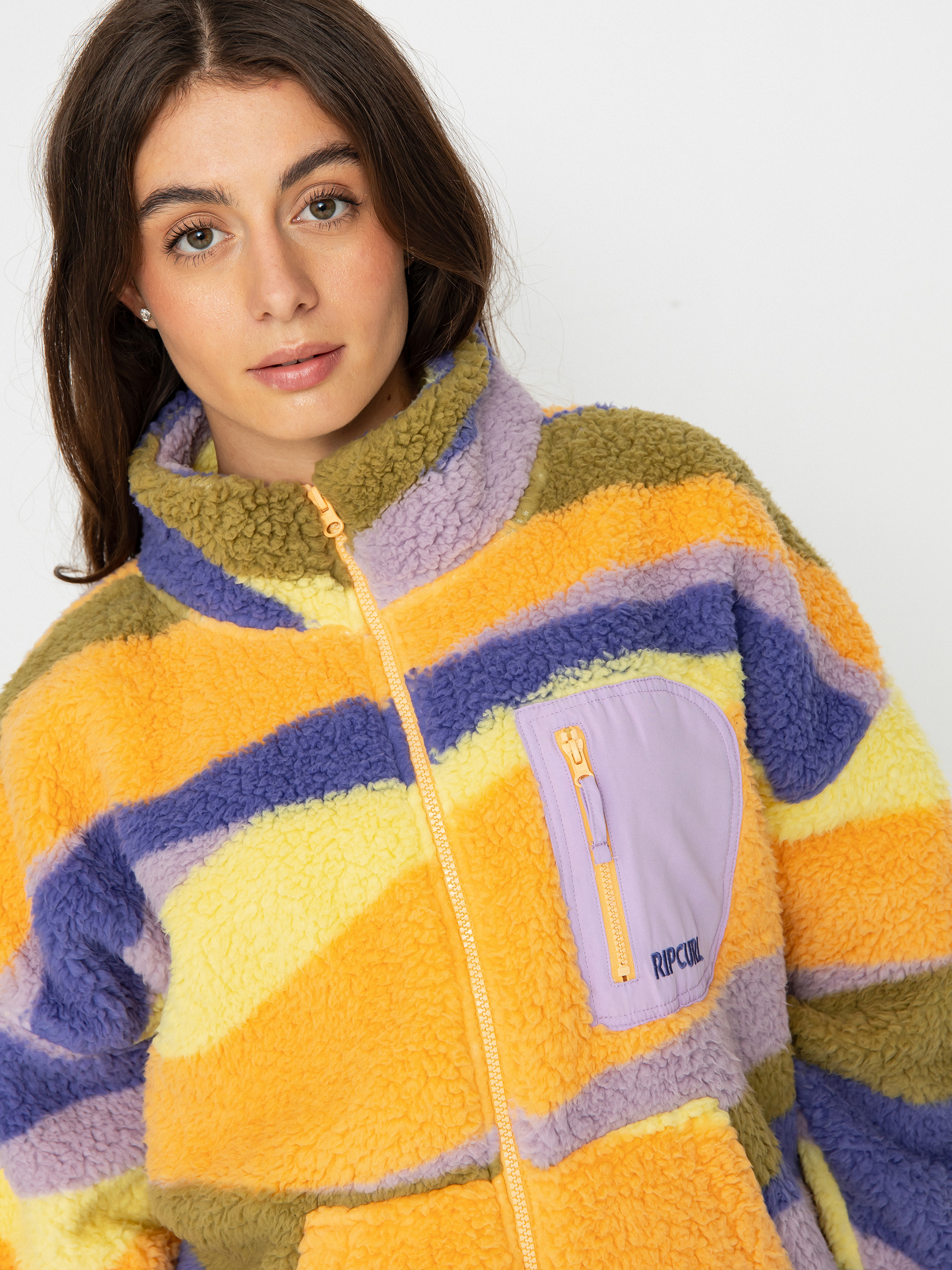 Womens Rip Curl Sunrise Wavy Fleece (multicolor)