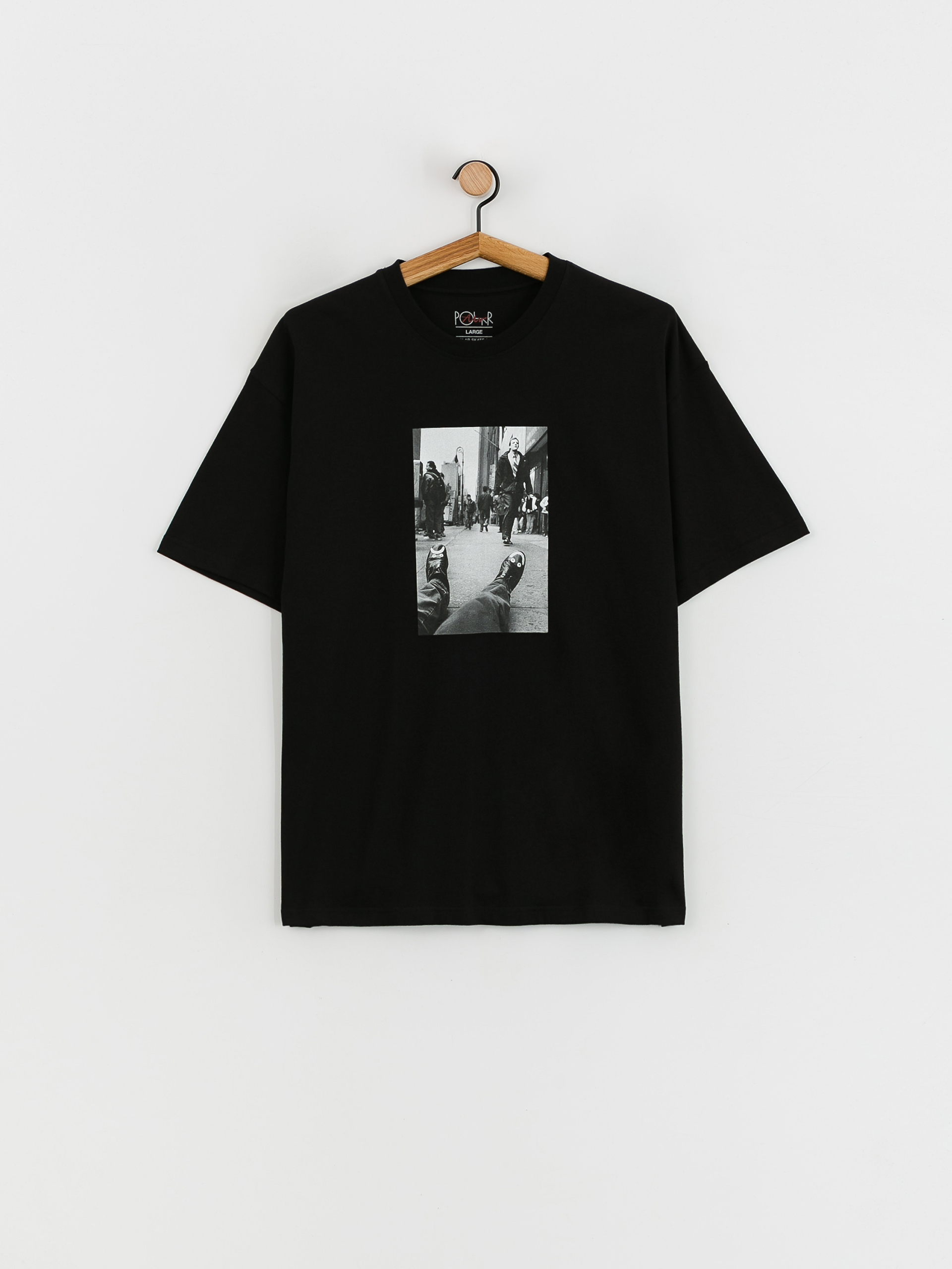 Polar Skate Happy Sad T-shirt - black (black)