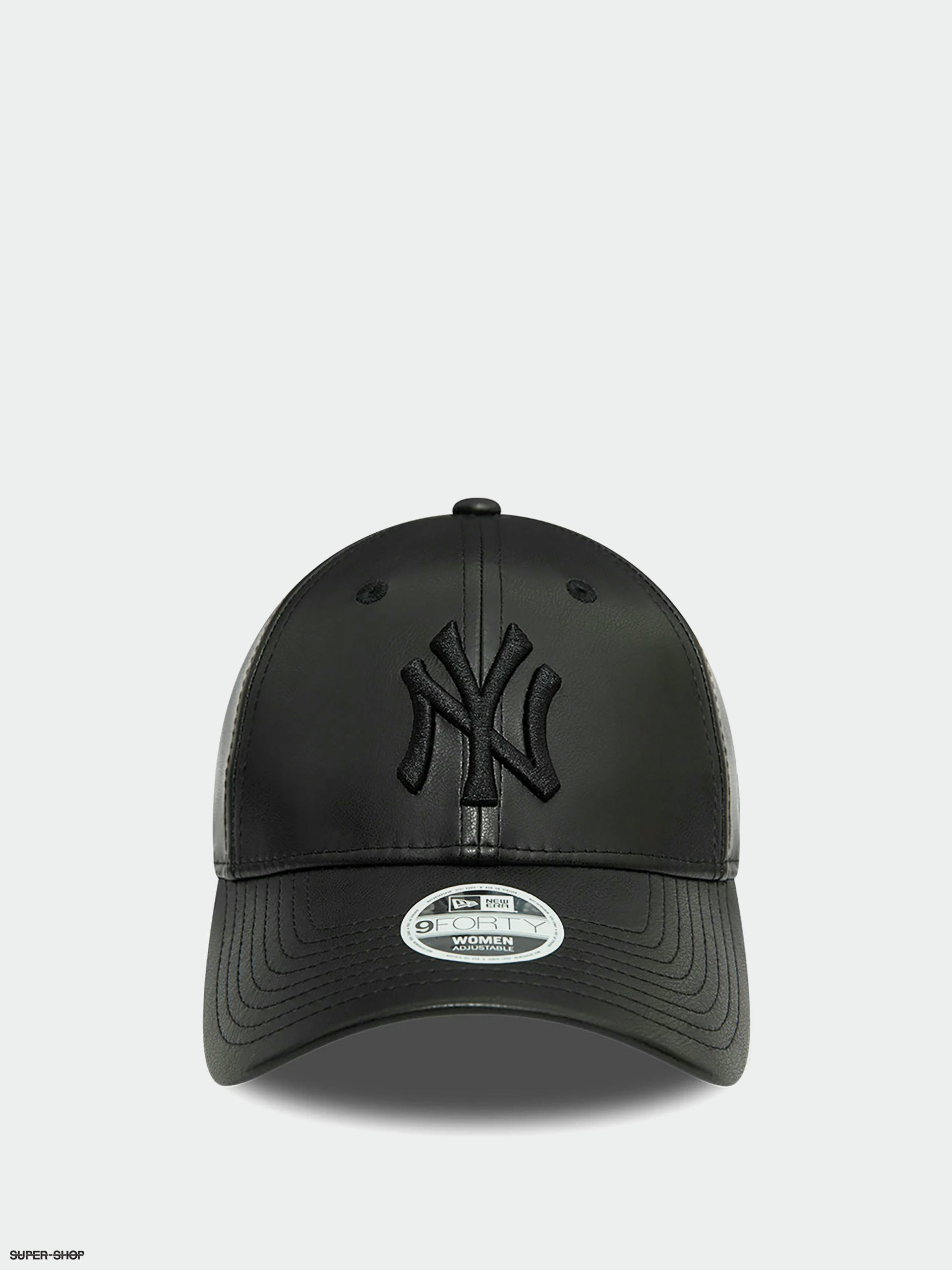 New Era 9Twenty PU Leather Squad Cap - New York Yankees/Black