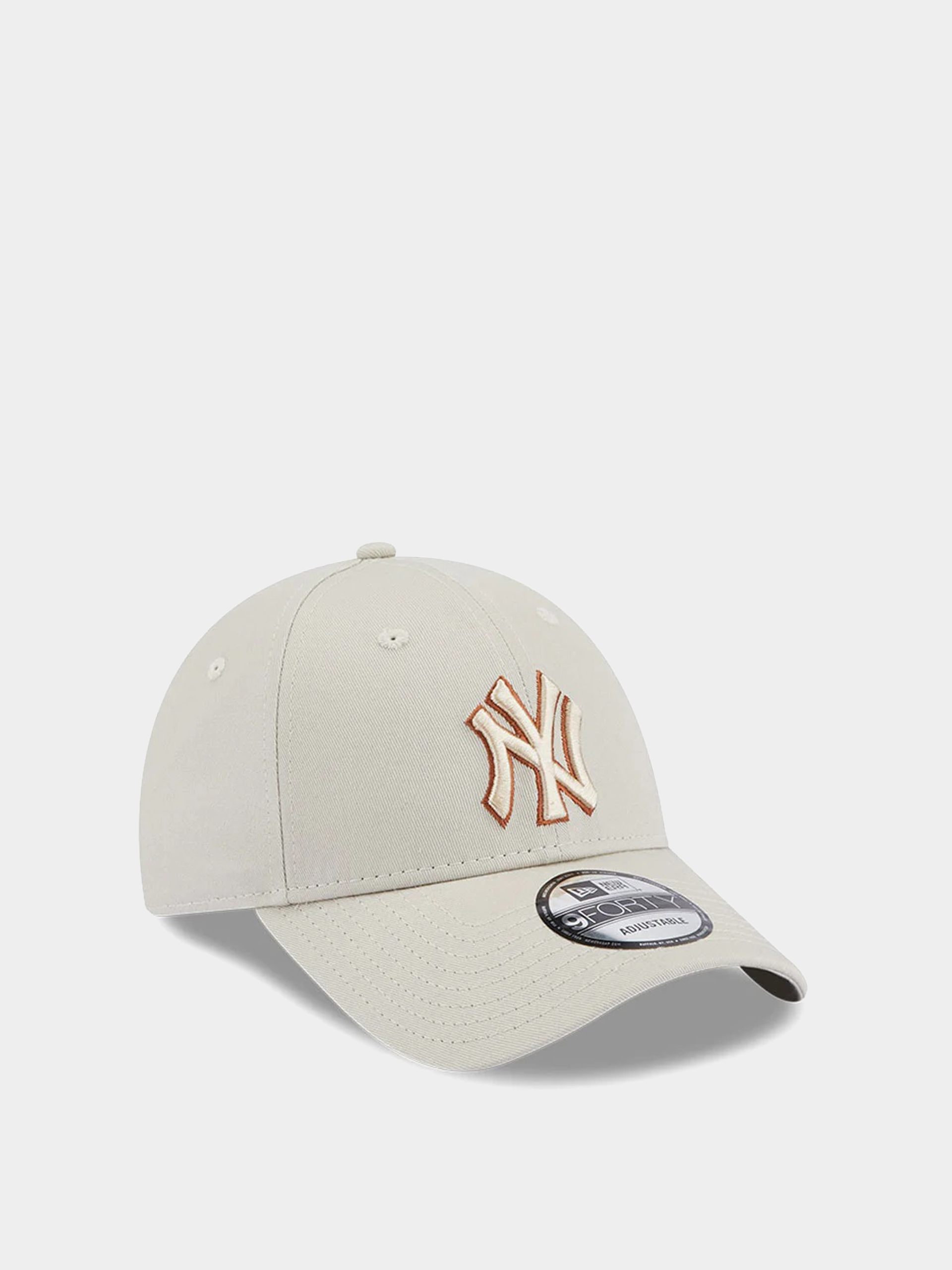 New Era Team Outline 9Forty New York Yankees Cap (stone/brown)