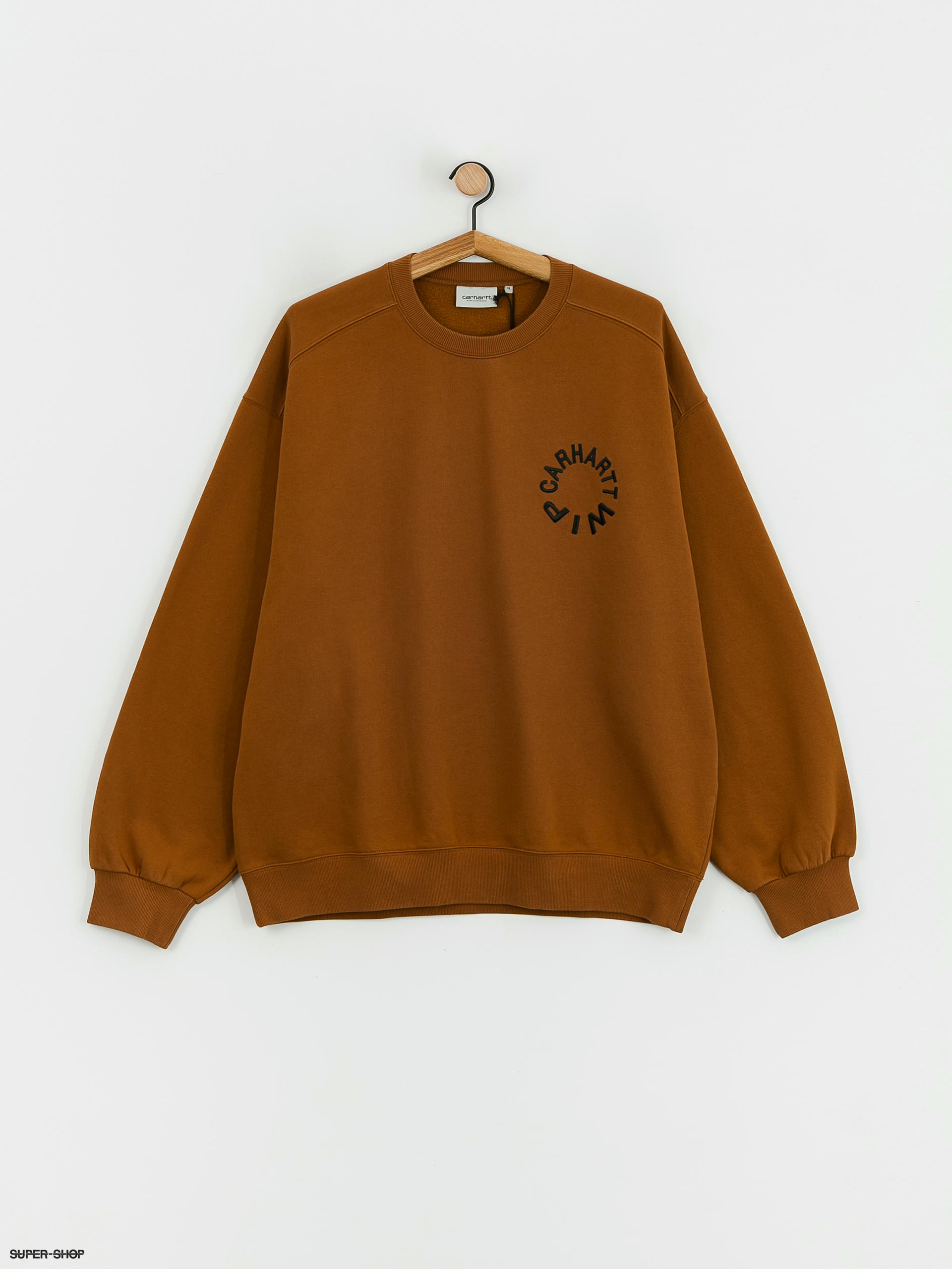 Carhartt WIP Work Varsity Sweatshirt (deep h brown/black)