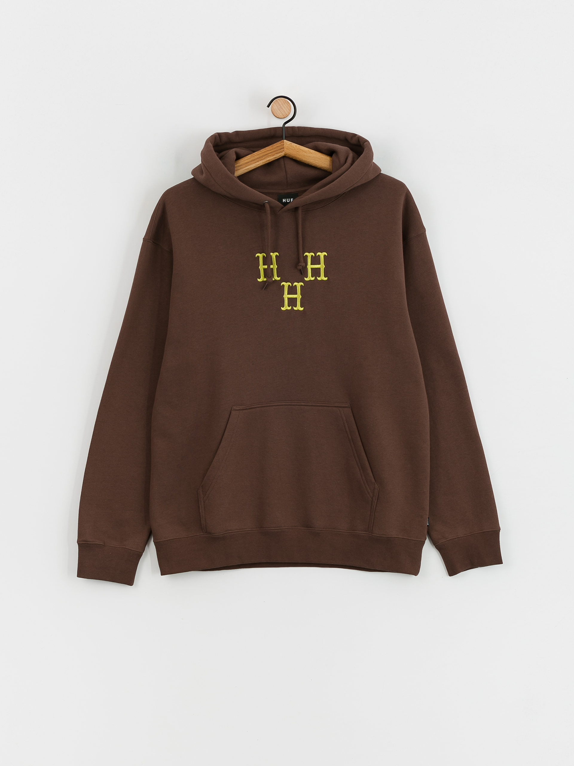 HUF Hat Trick HD Hoodie - brown (coffee)