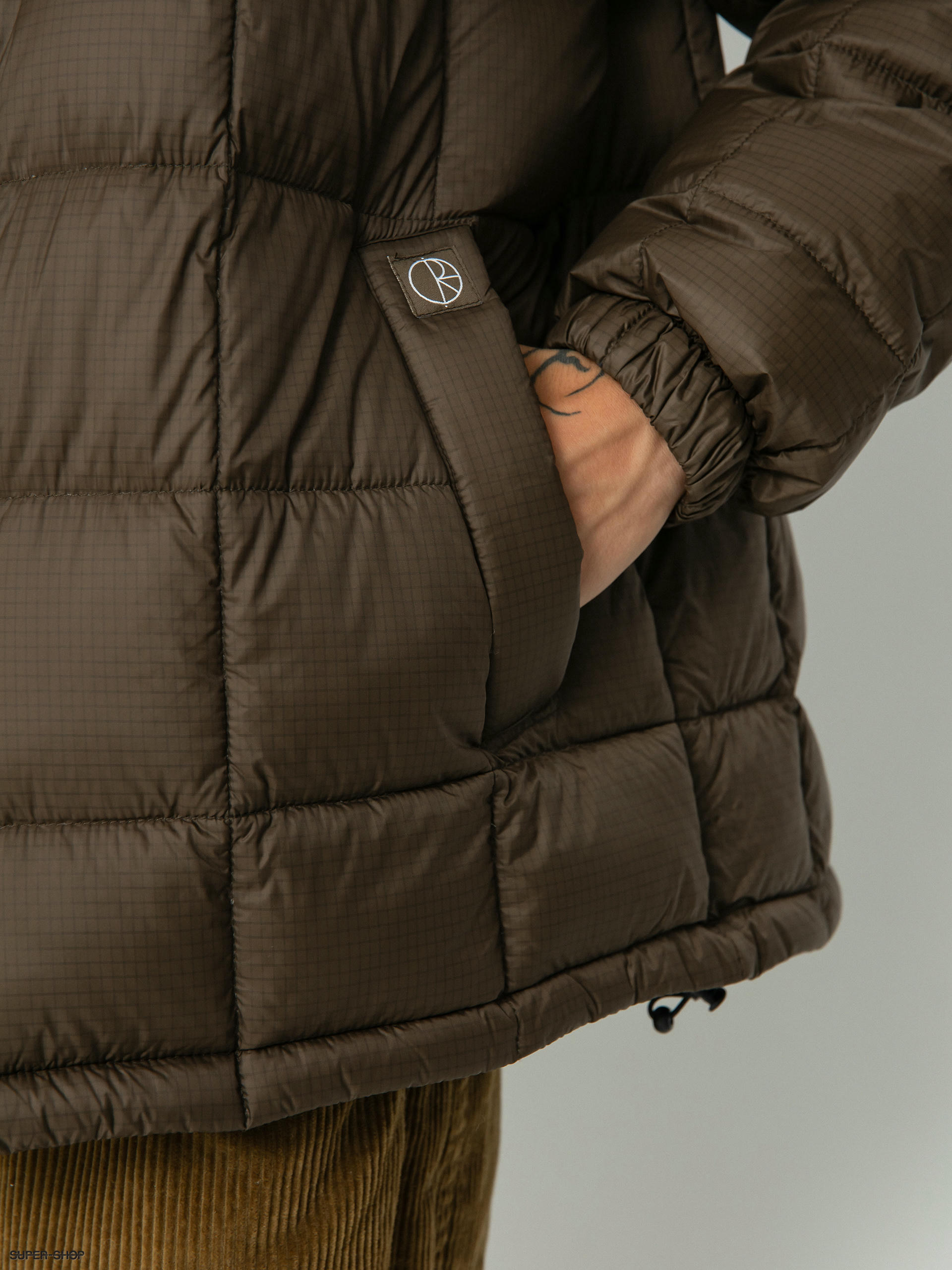 Polar Skate Lightweight Puffer Jacket (brown)