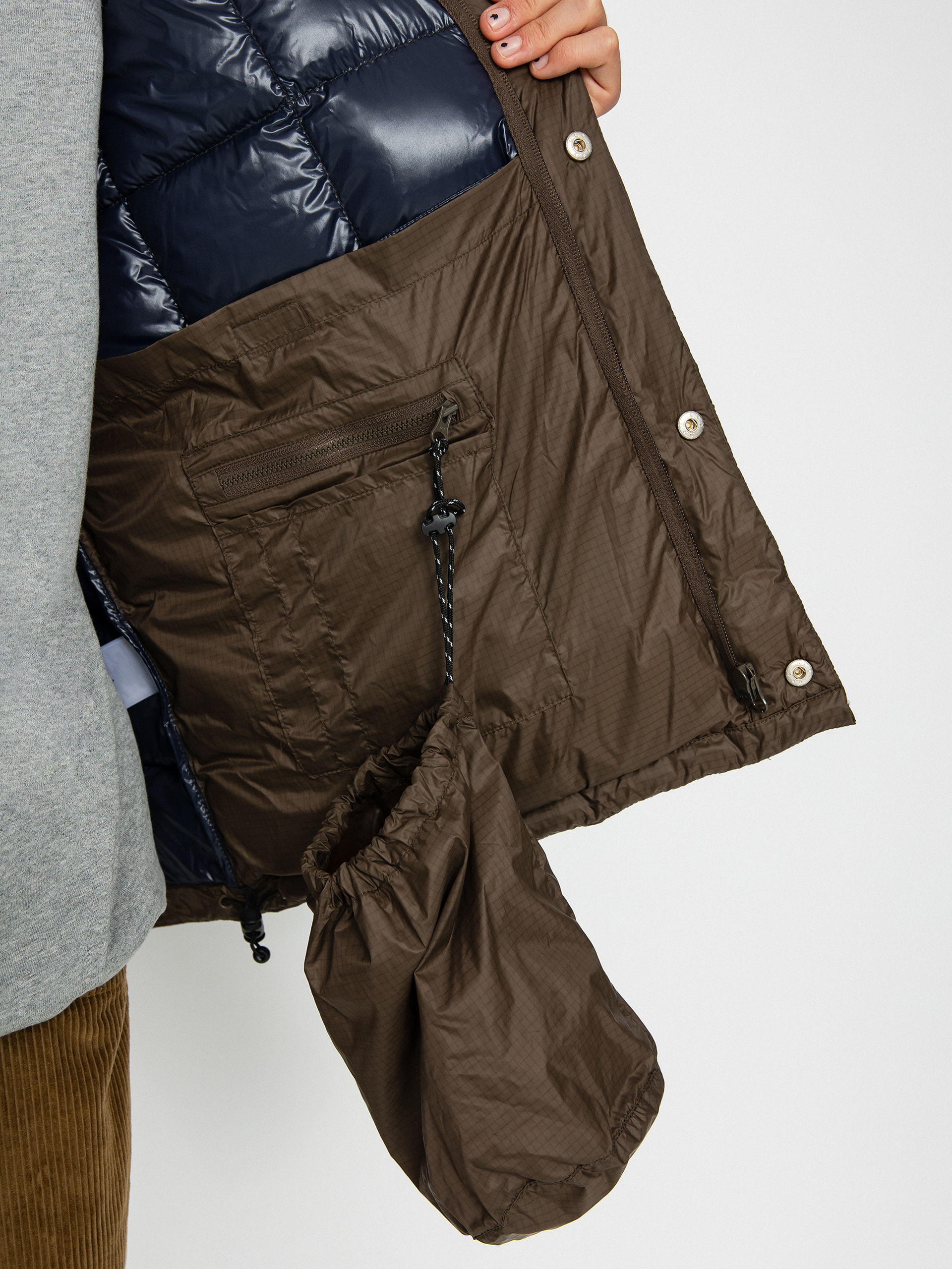 Polar Skate Lightweight Puffer Jacke (brown)